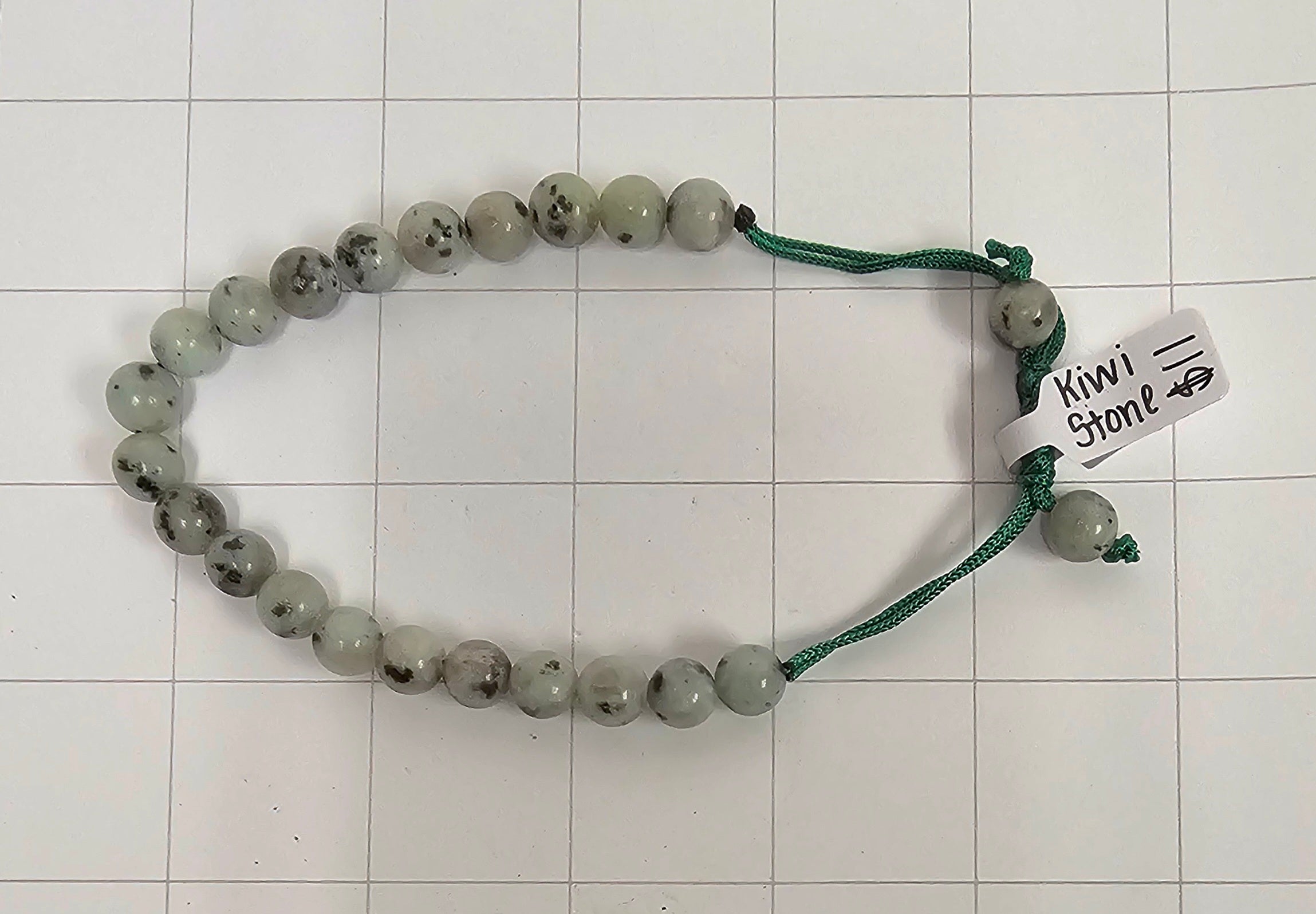 Kiwi Stone Bracelet
