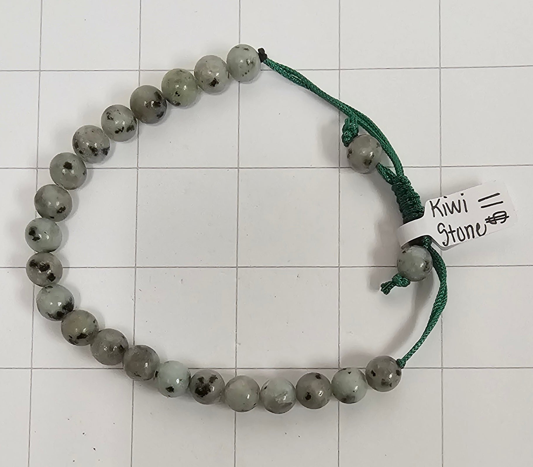 Kiwi Stone Bracelet