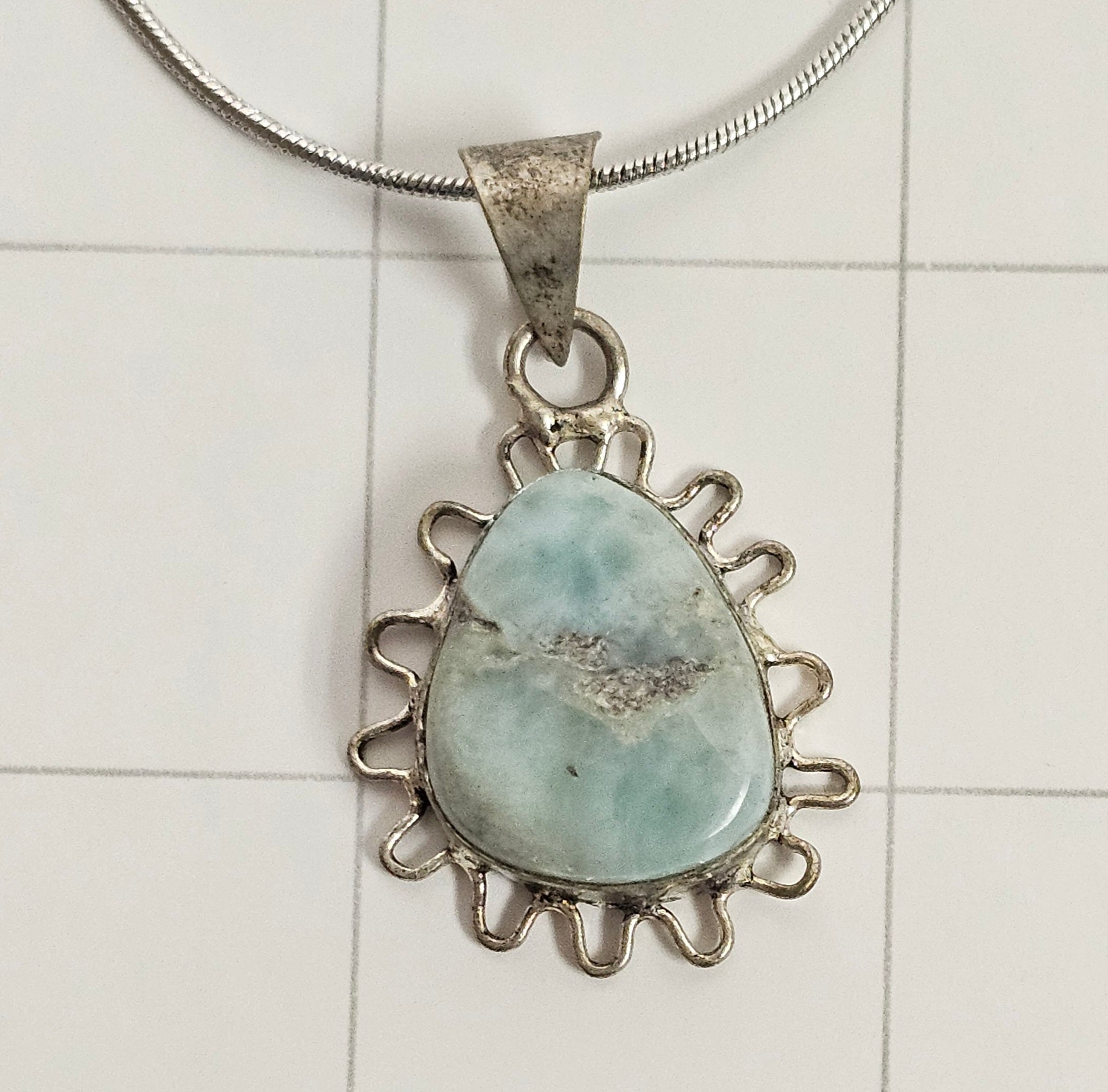 Kiwi Stone Necklace
