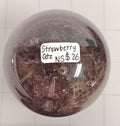 Strawberry Quartz sphere