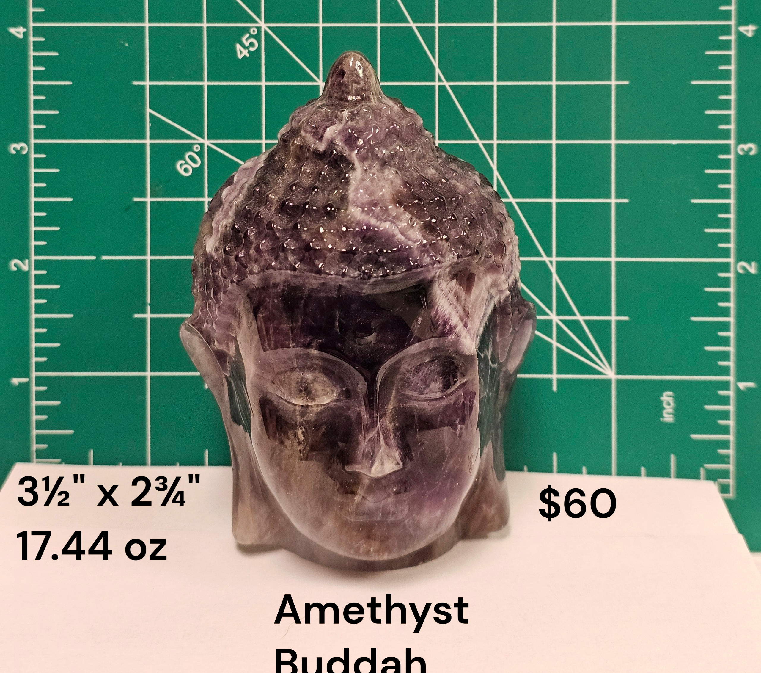 Smoky Amethyst Buddah