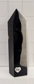 4½" Tuxedo Agate Obelisk