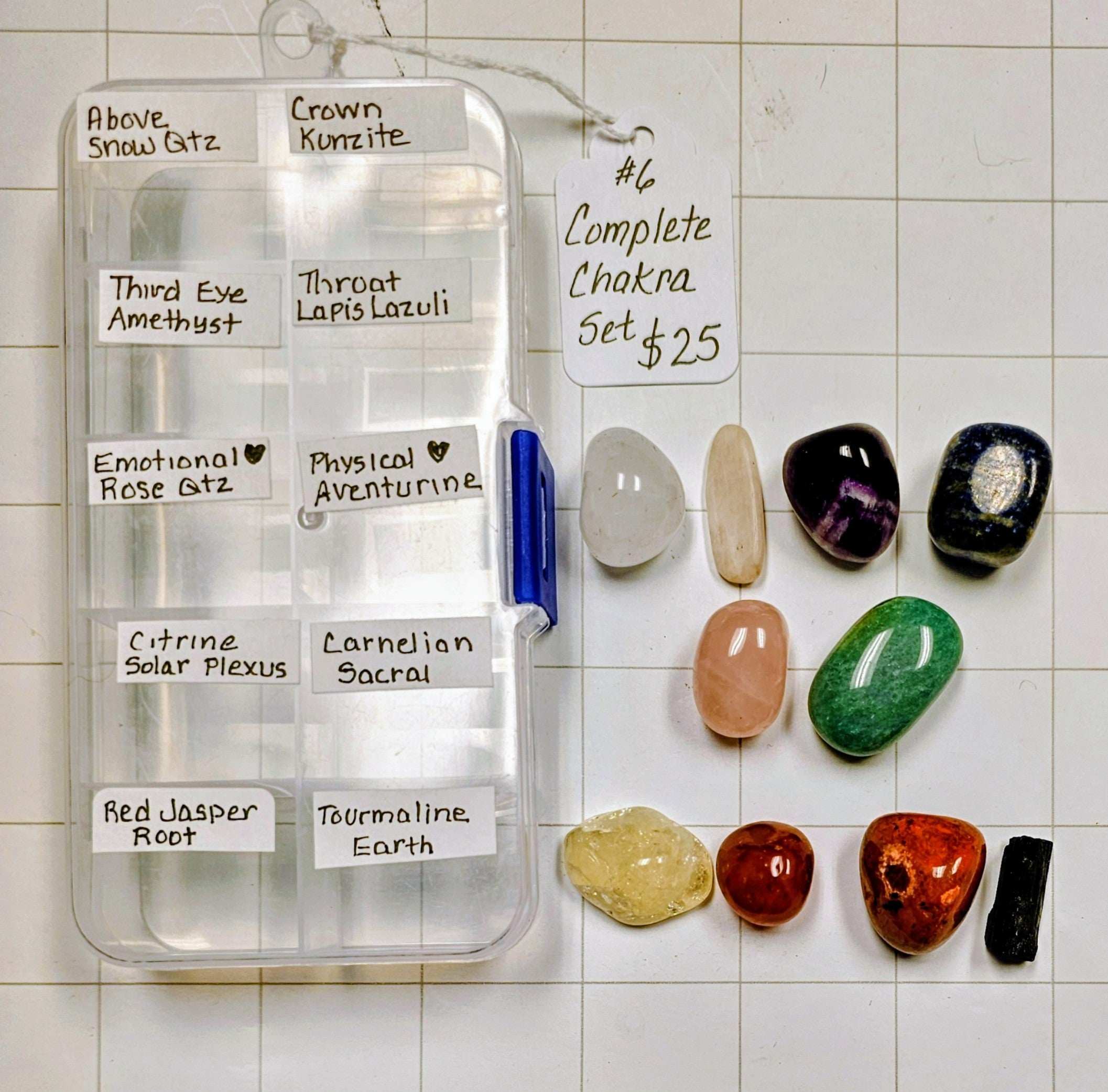 Complete Chakra Stone Set