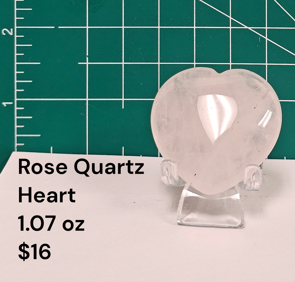 Rose Quartz Heart