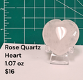 Rose Quartz Heart