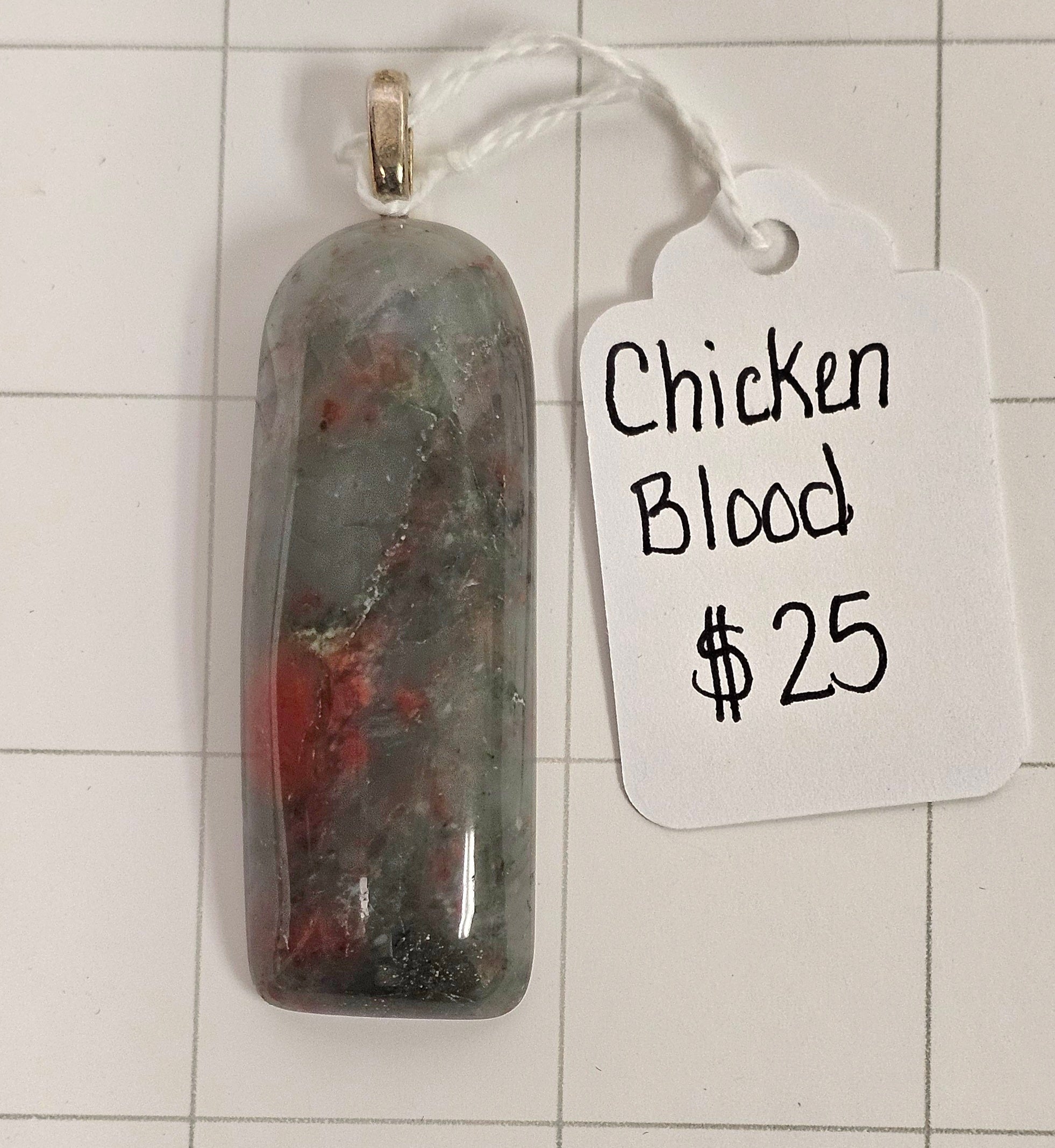 African Chicken Blood Pendant