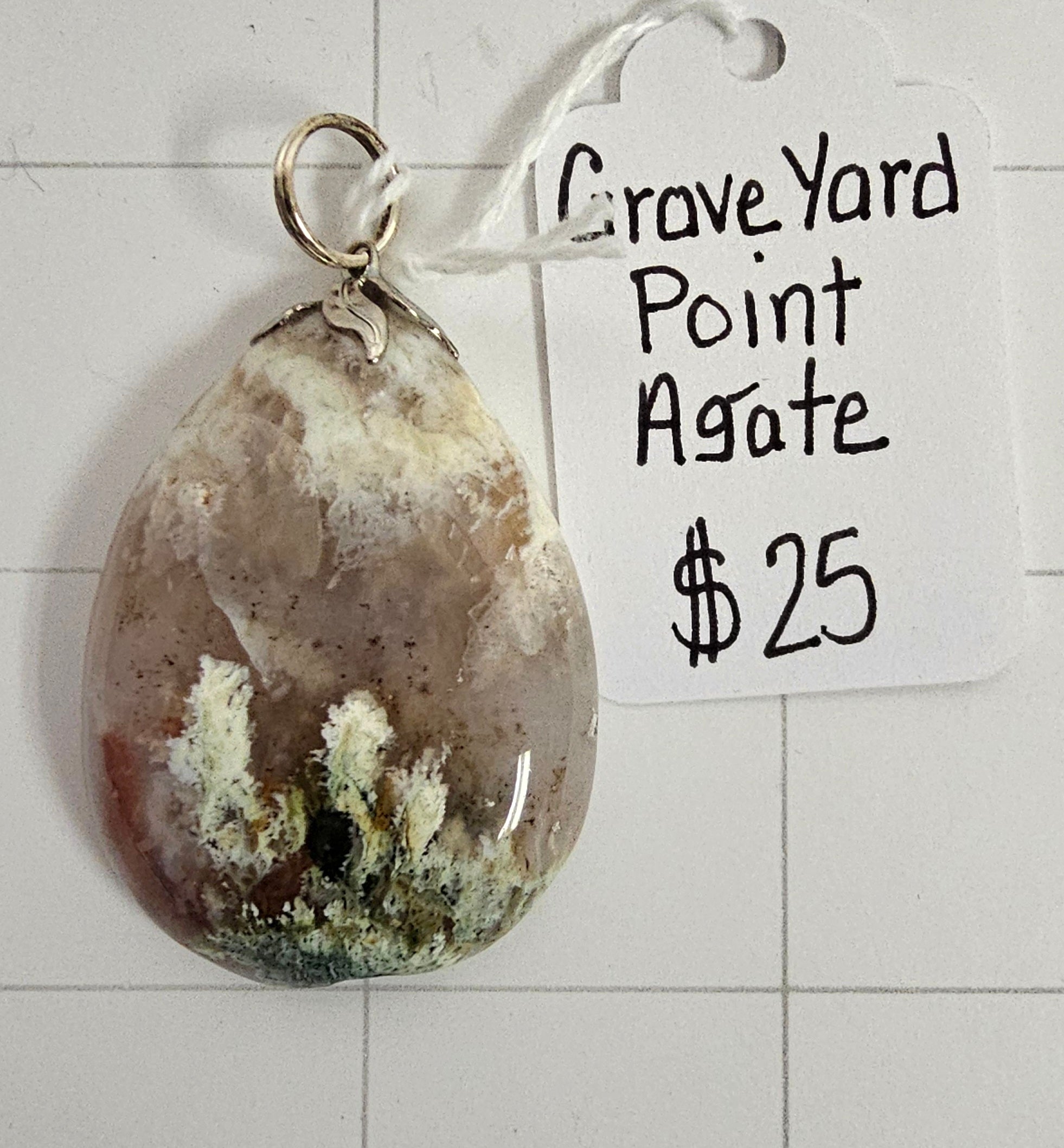 Graveyard Point Agate Pendant