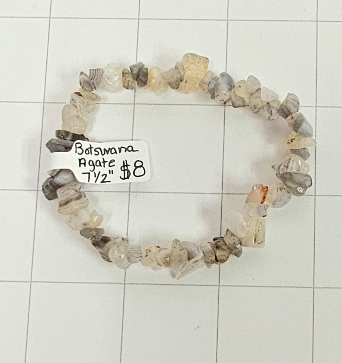 Botswana Agate chip Bracelet