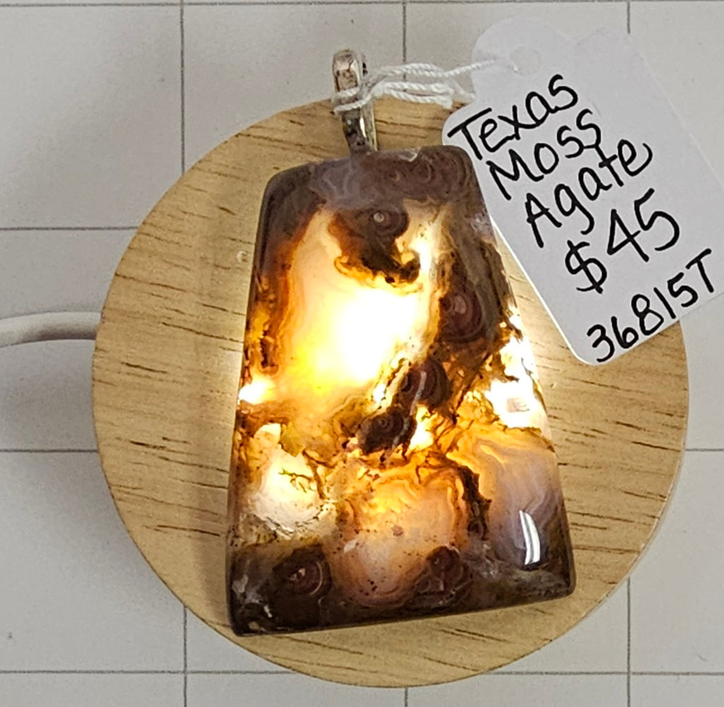 Texas Moss Agate Pendant