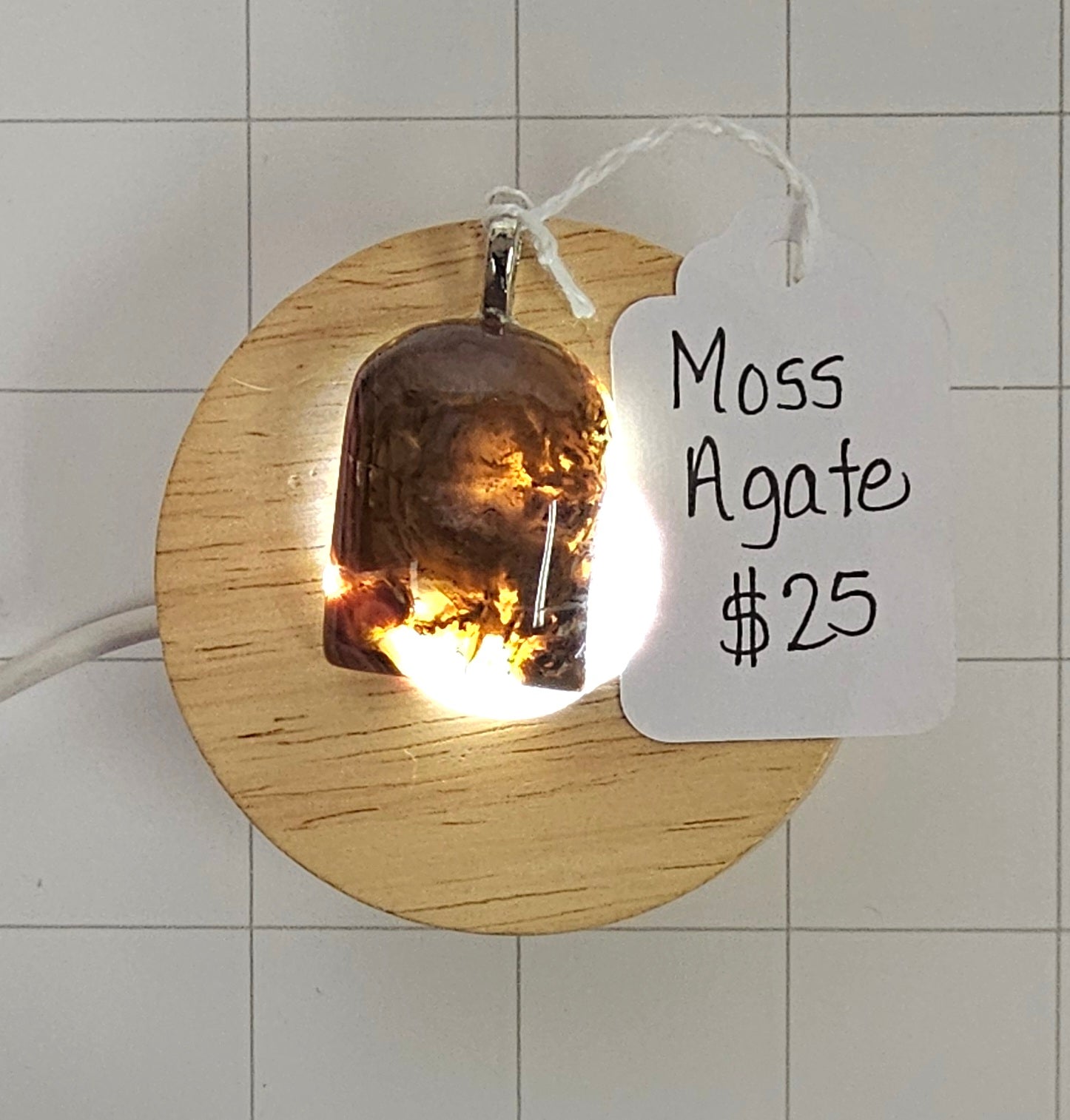 Moss Agate Pendant