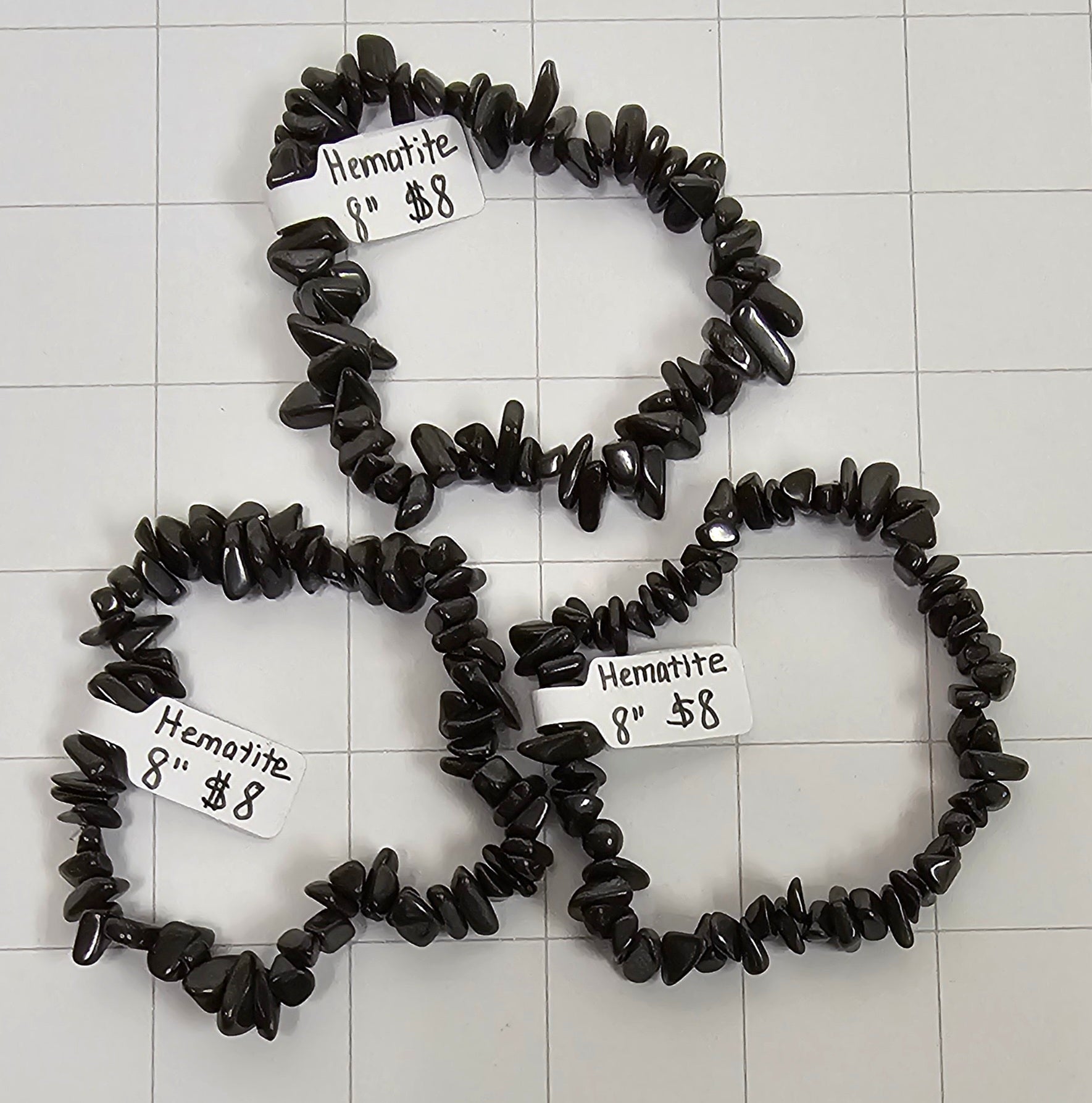 Hematite chip Bracelet