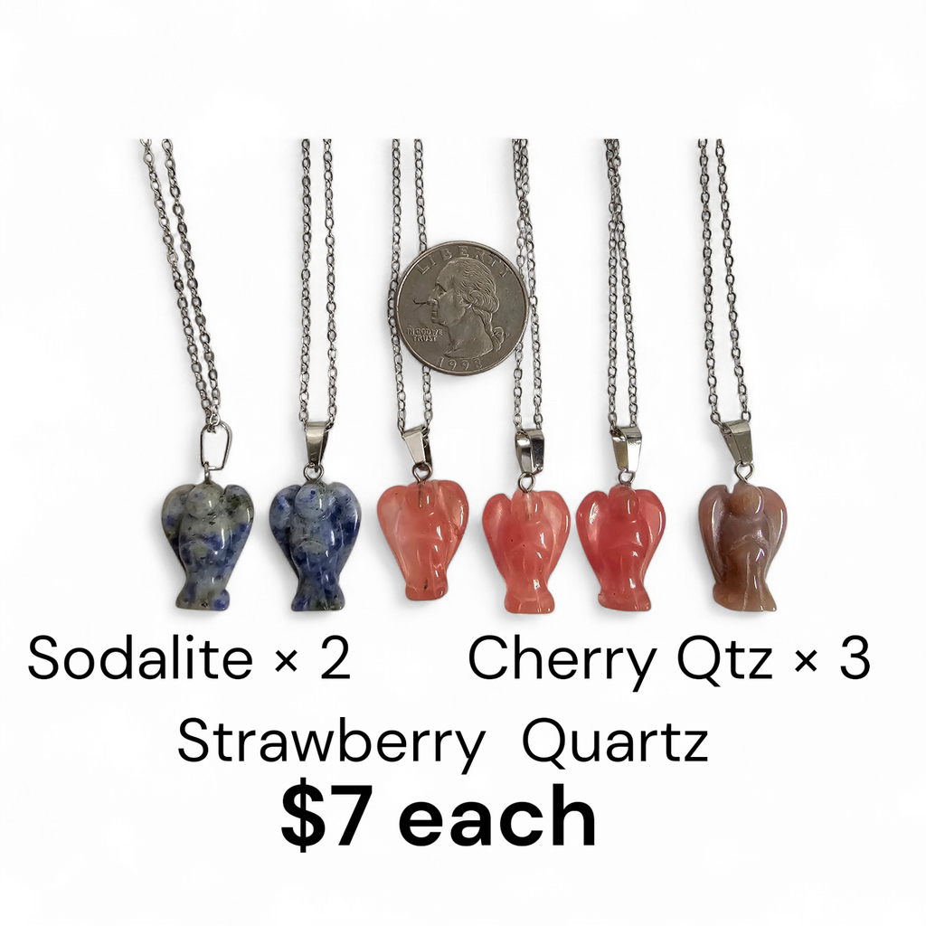 Stone Angel Necklaces