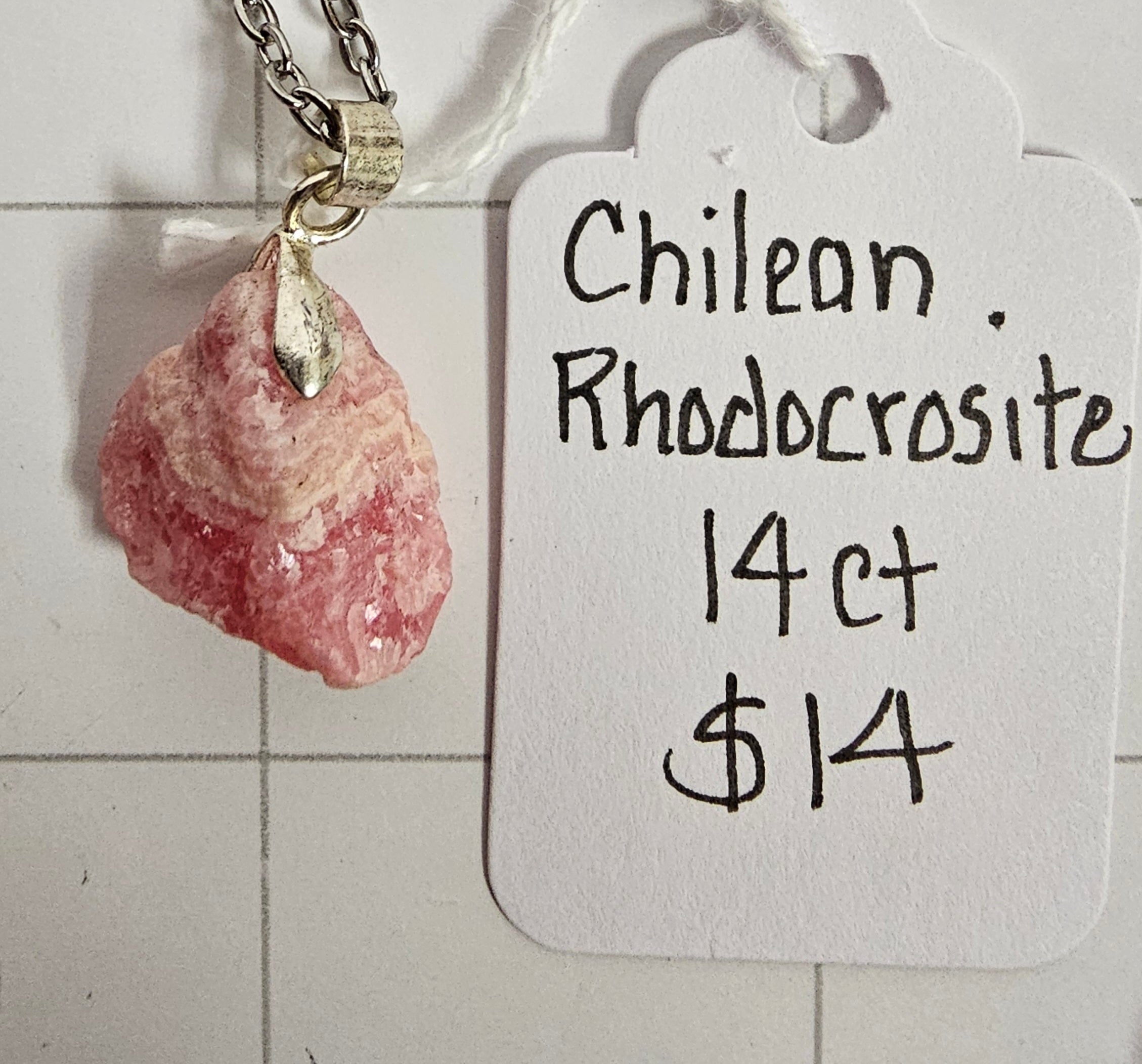 Rhodocrosite slab