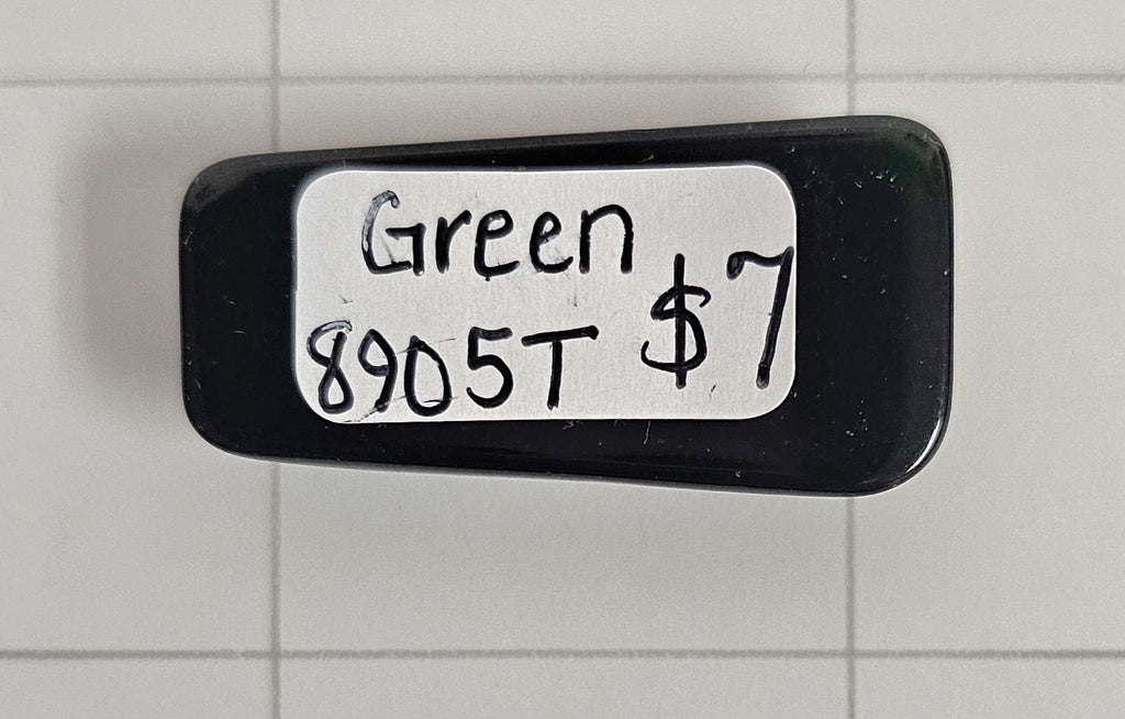 Green Goldstone cabochon