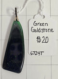 Green Goldstone Pendant
