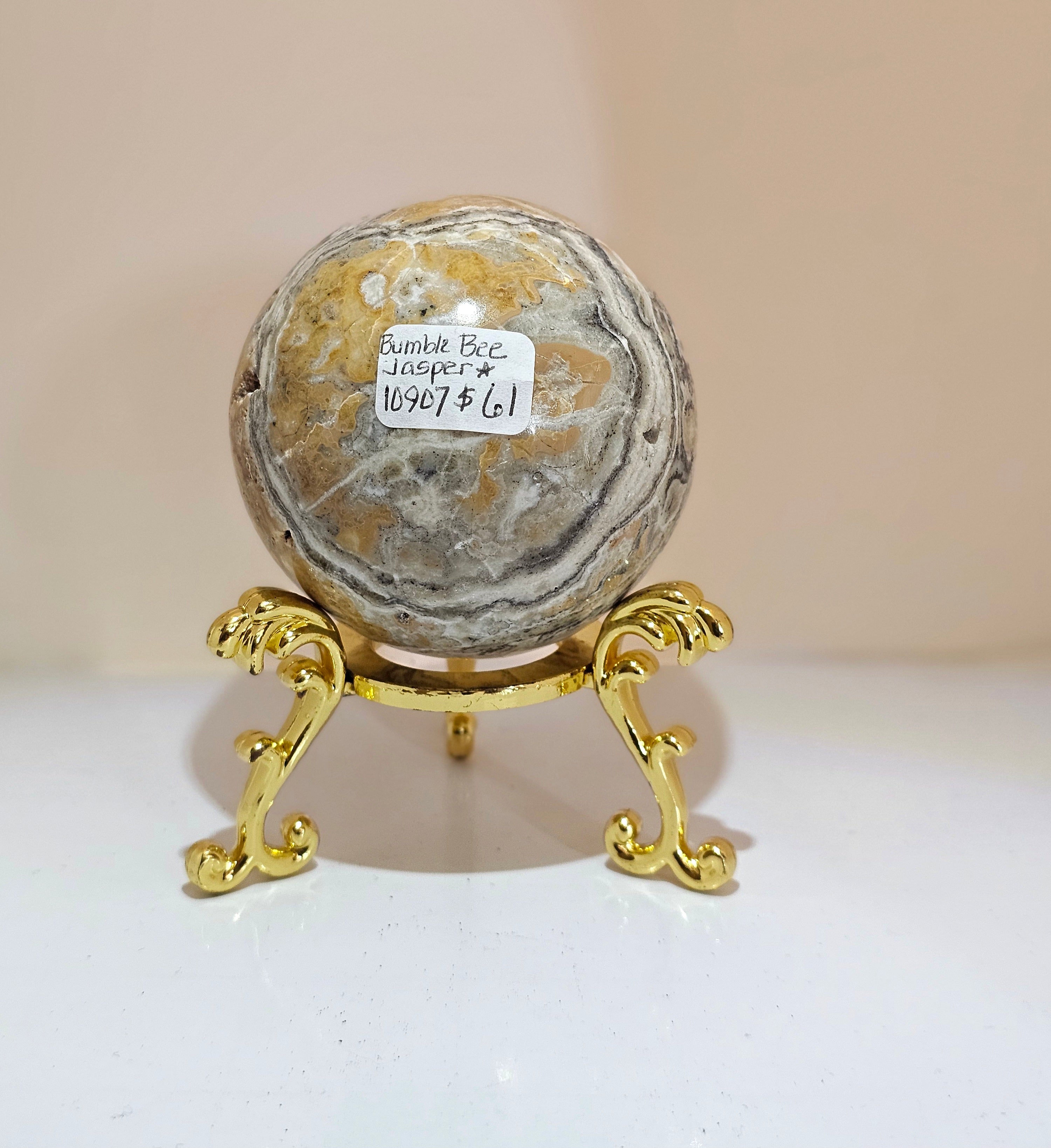 Bumble Bee Jasper Sphere