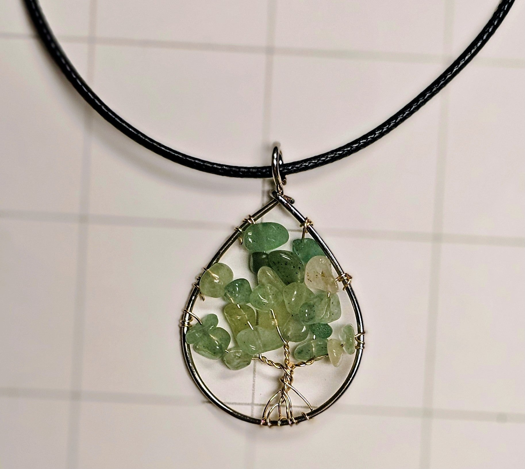 Aventurine Tree of Life Necklace
