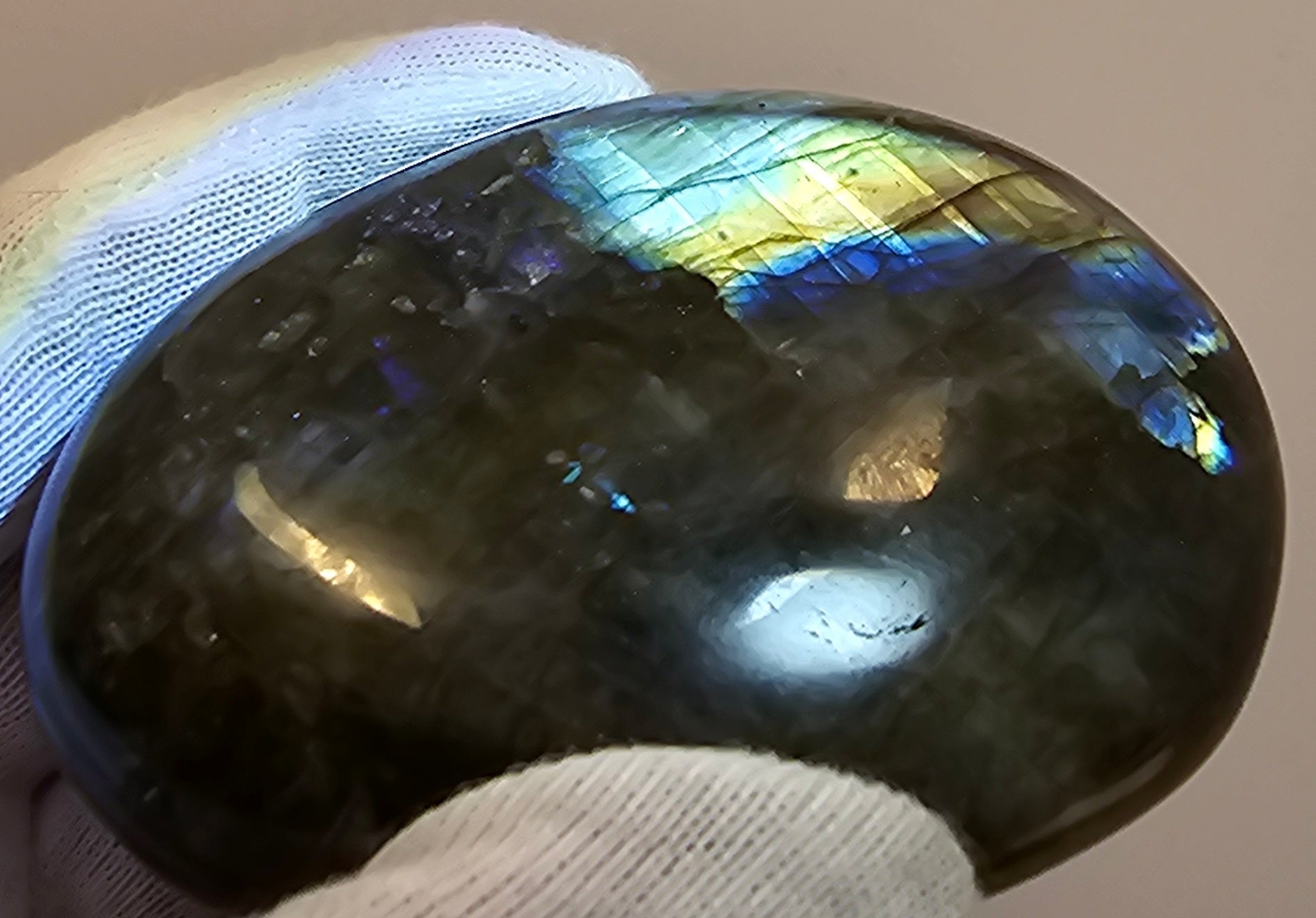 Labradorite Palm Stone