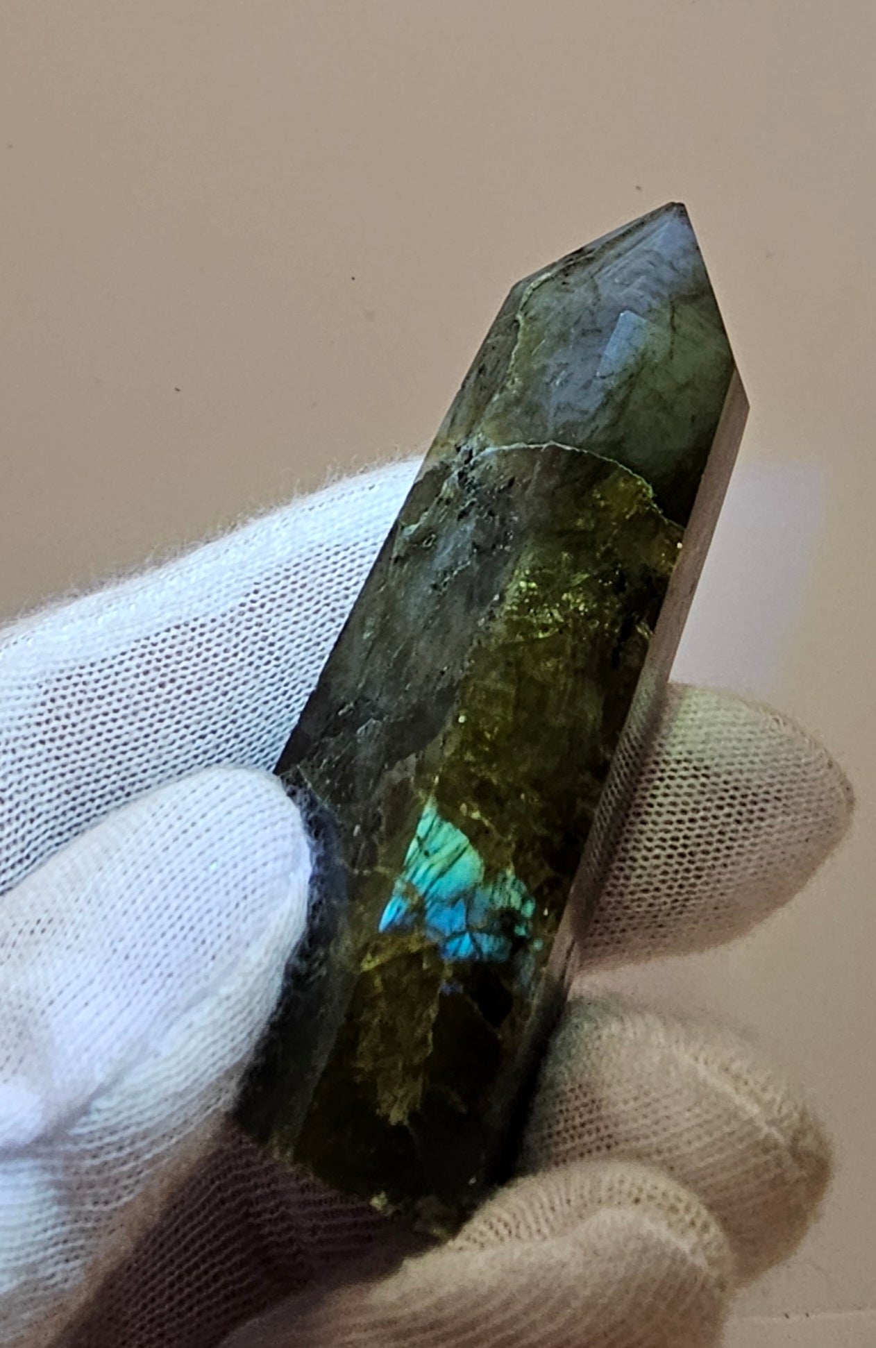 Labradorite obelisk