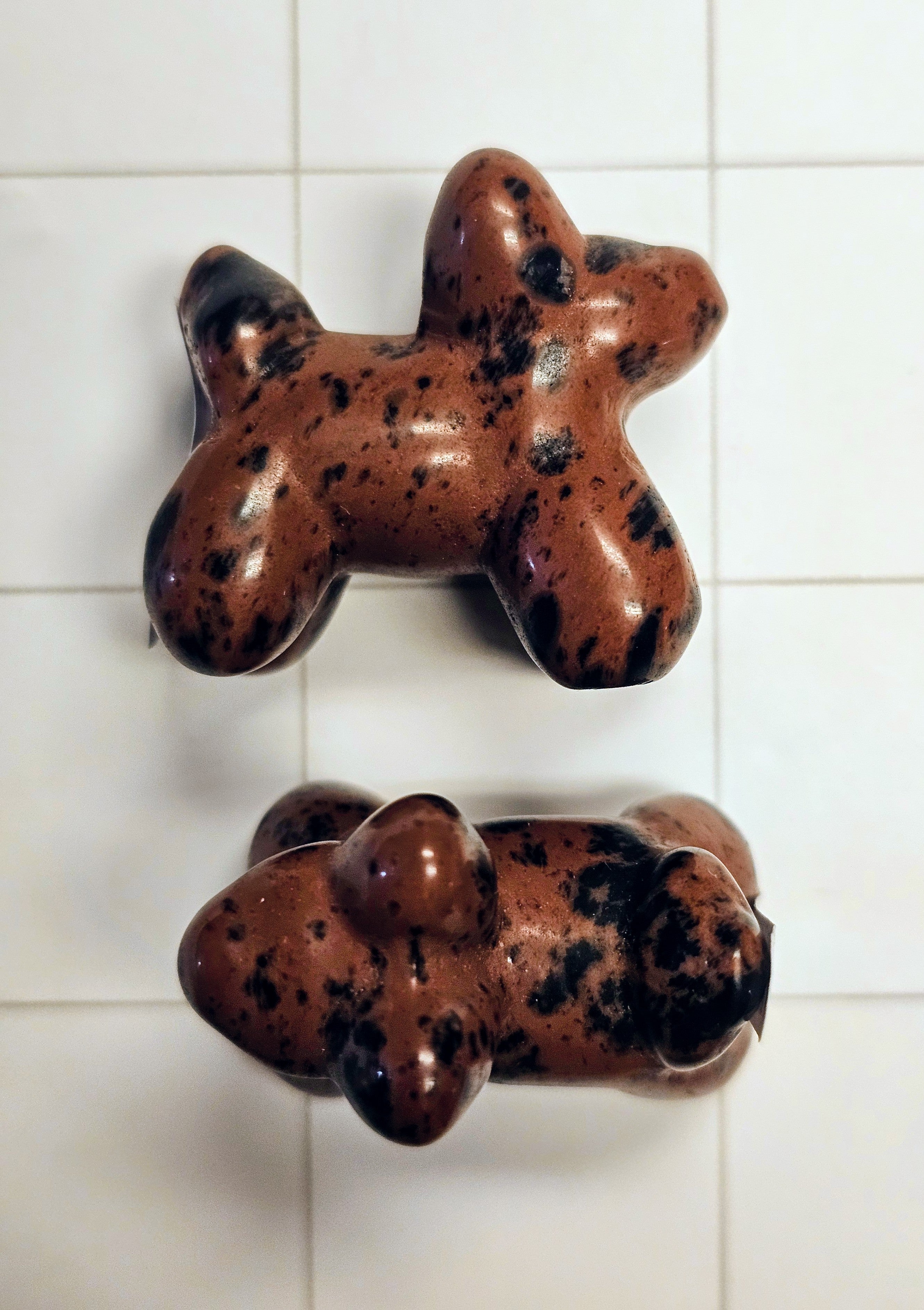 Mahogany Obsidian dogs