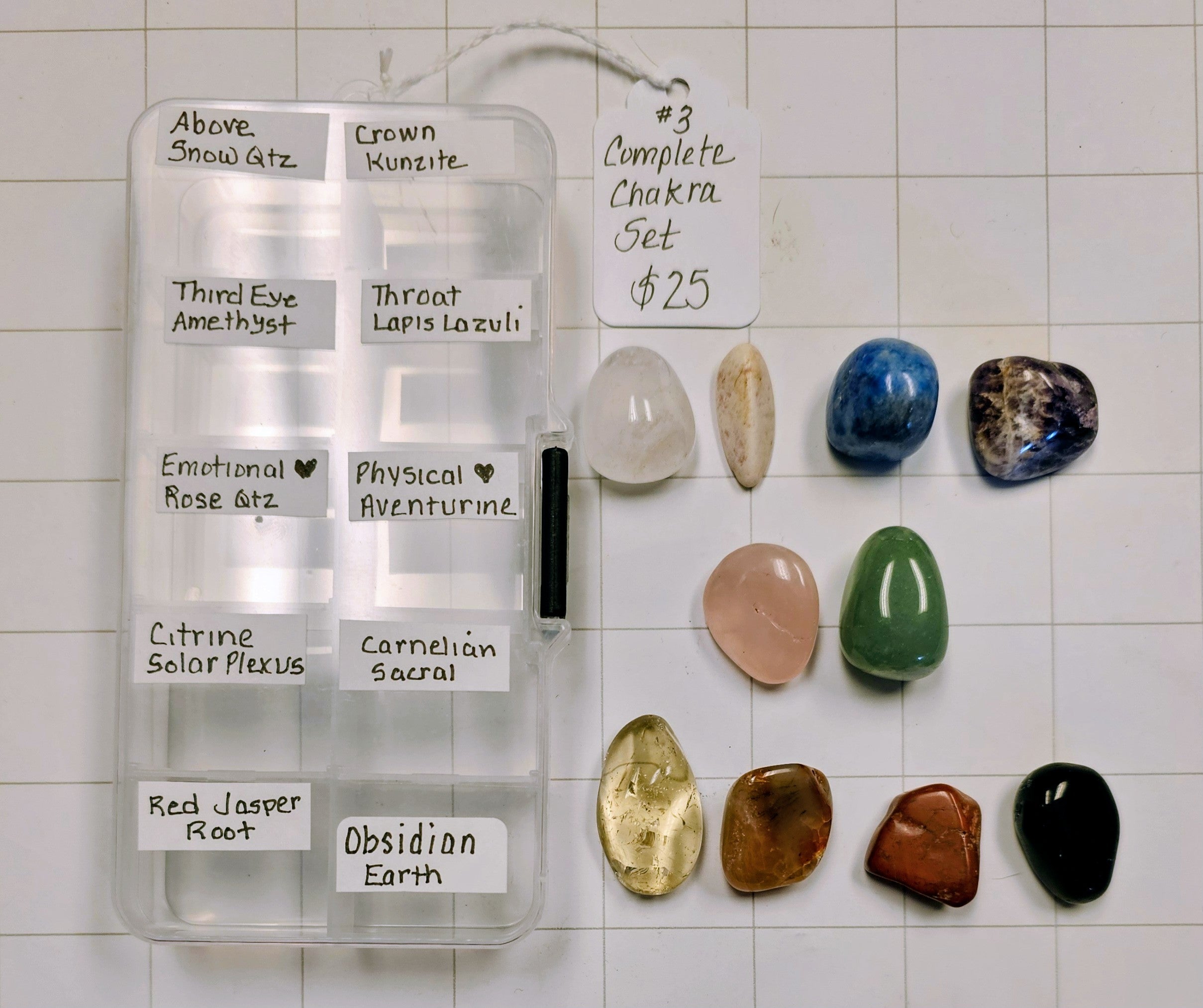 Complete Chakra Stone Set