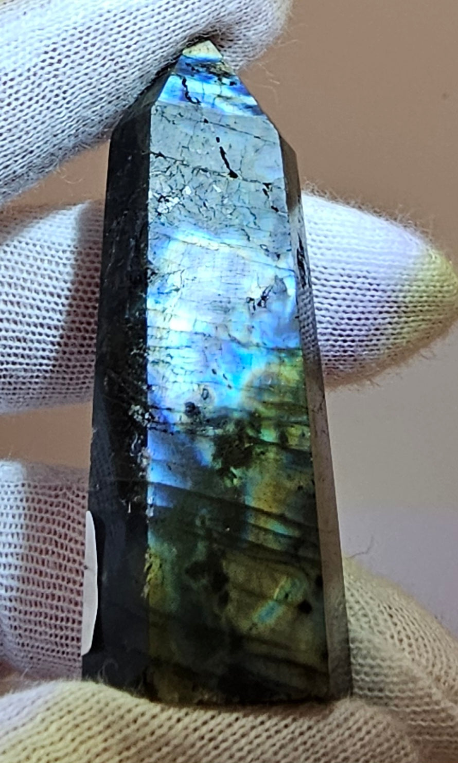 Labradorite obelisk