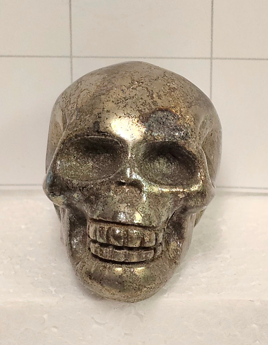 Pyrite Skull