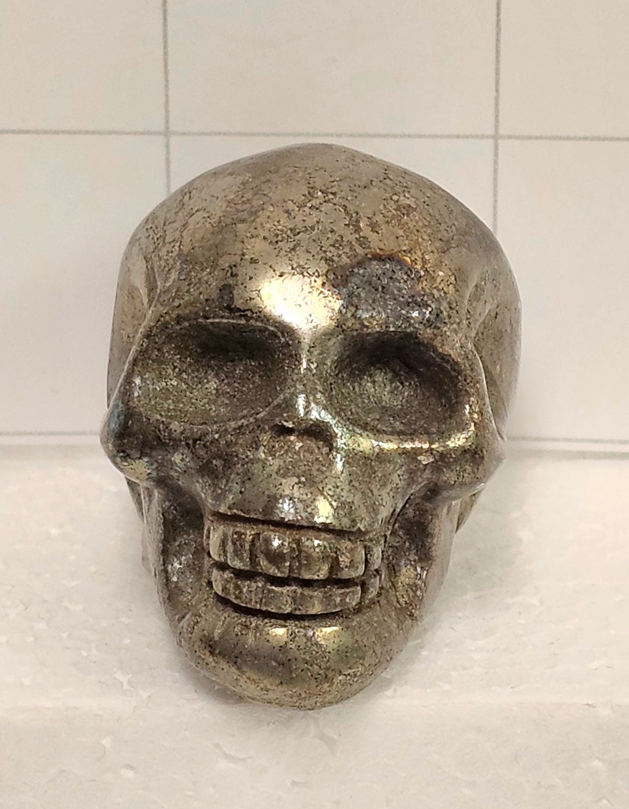 Pyrite Skull