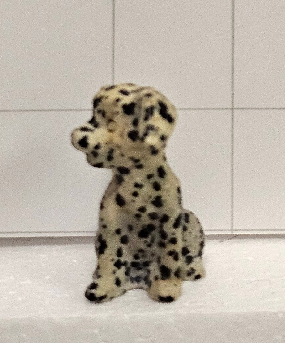 Dalmatian stone Dog