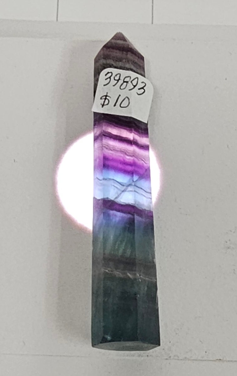 Fluorite obelisk