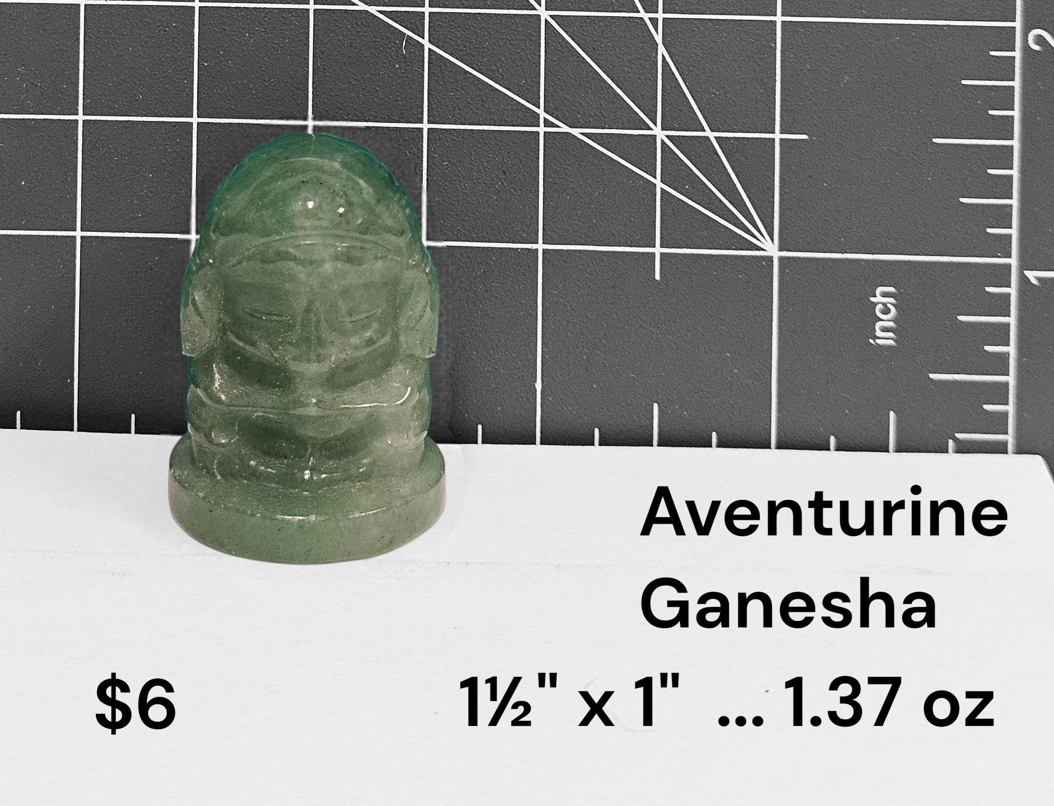Aventurine Ganesha