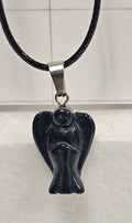 Blue Goldstone Angel Necklace