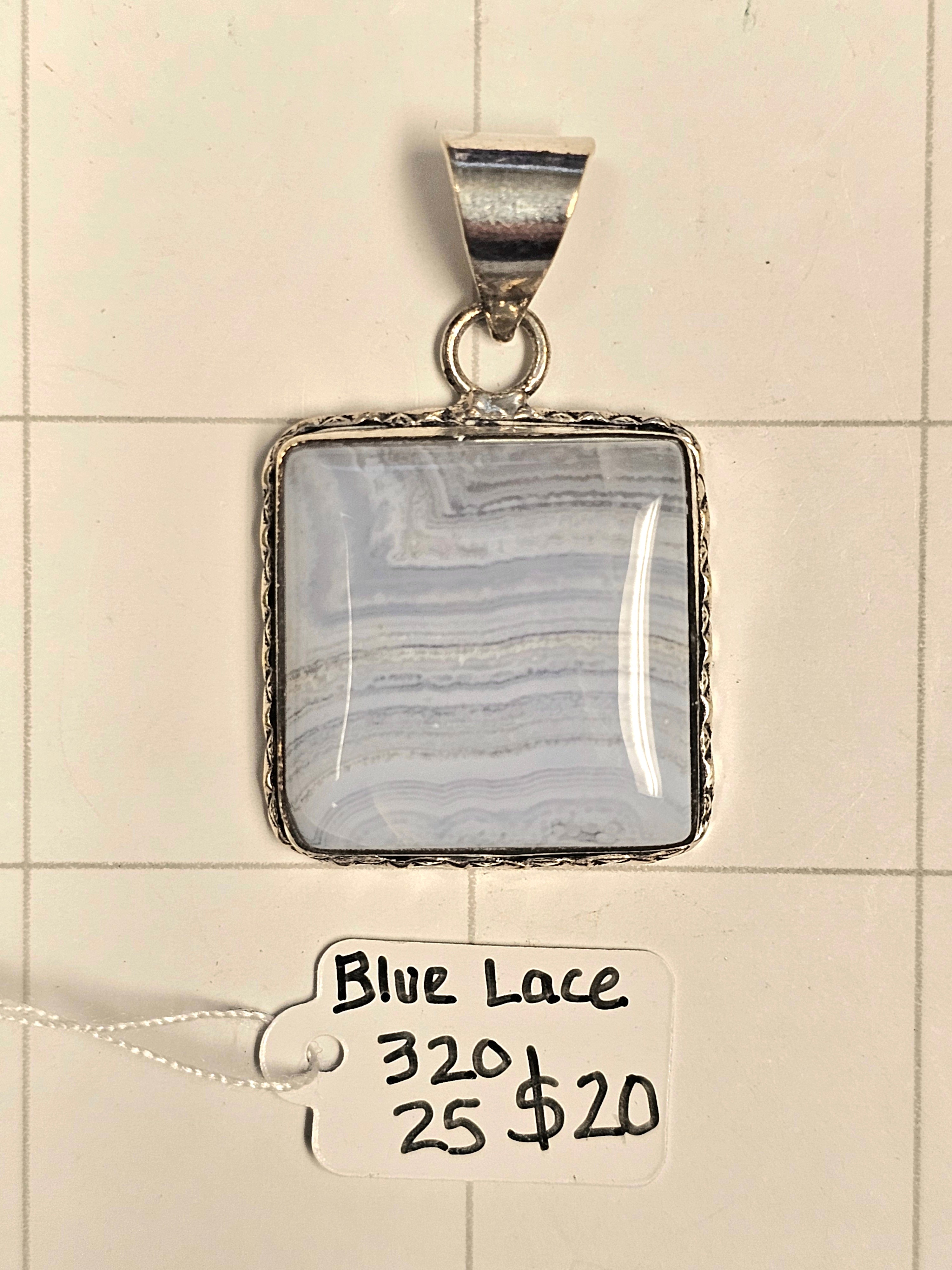 Blue Lace Agate Necklace