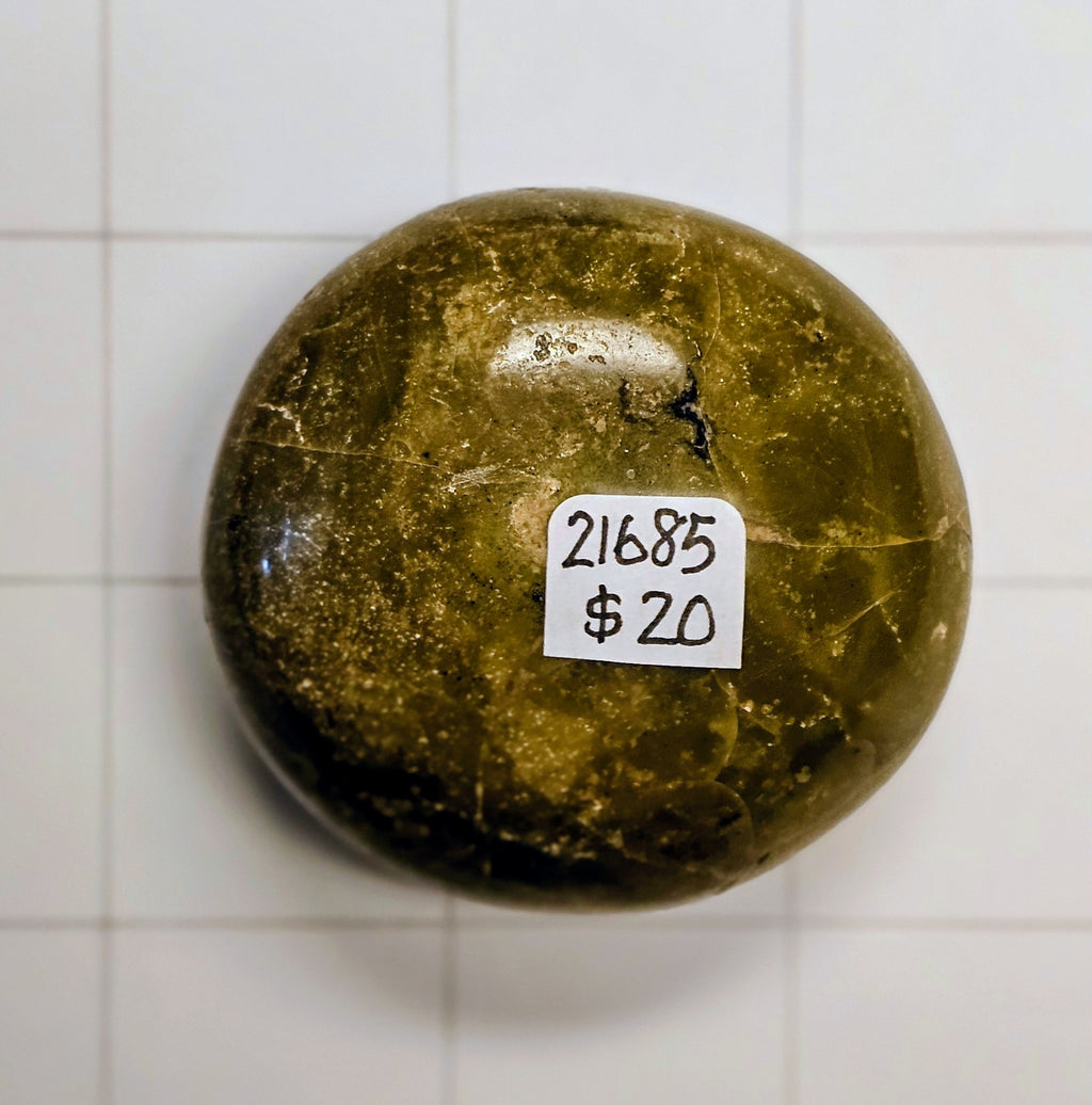 Green Opal Palm Stone
