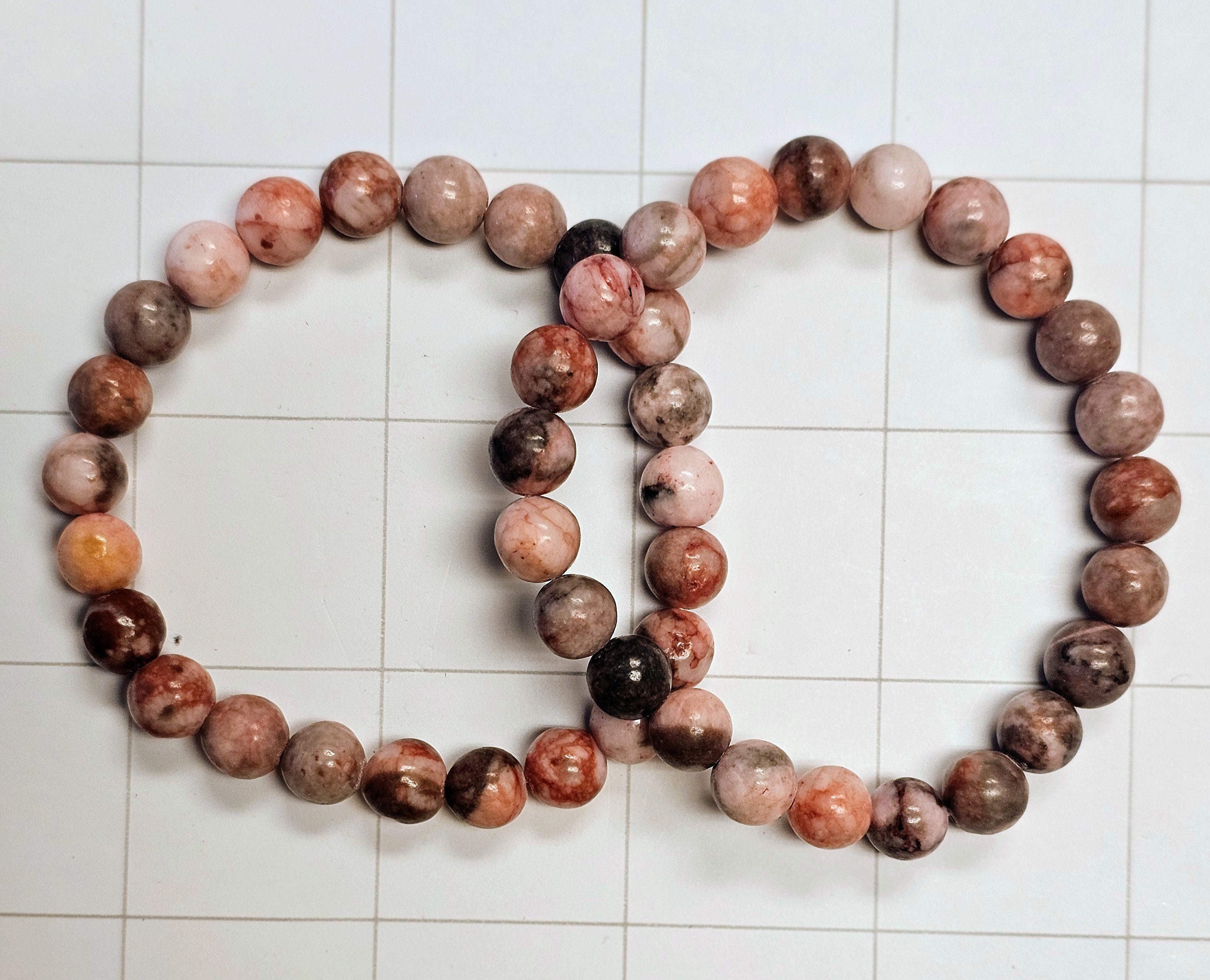 7⅓" Rhodonite Bracelets