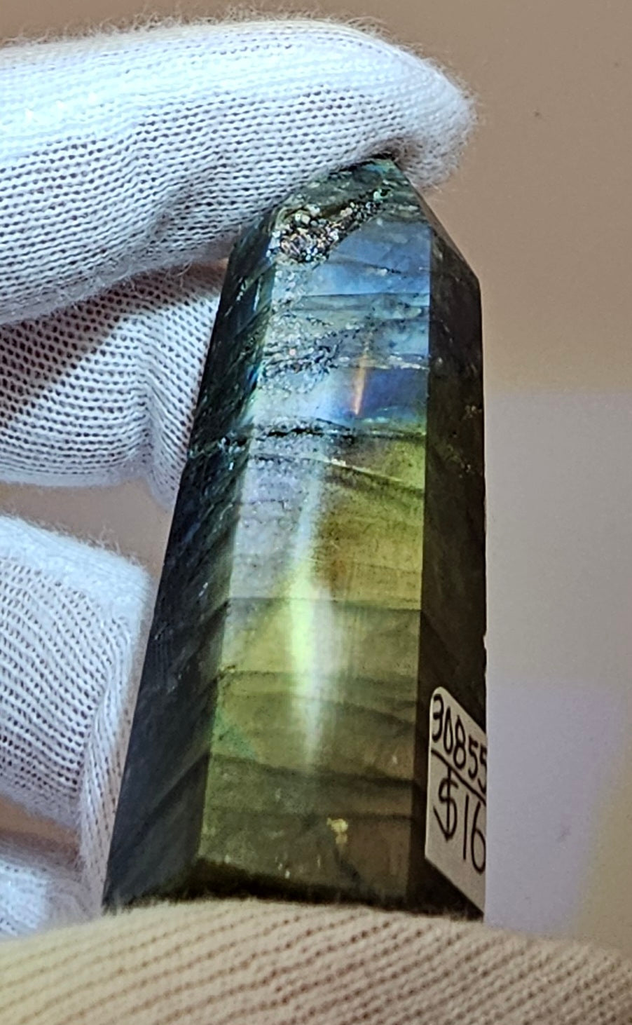 Labradorite obelisk