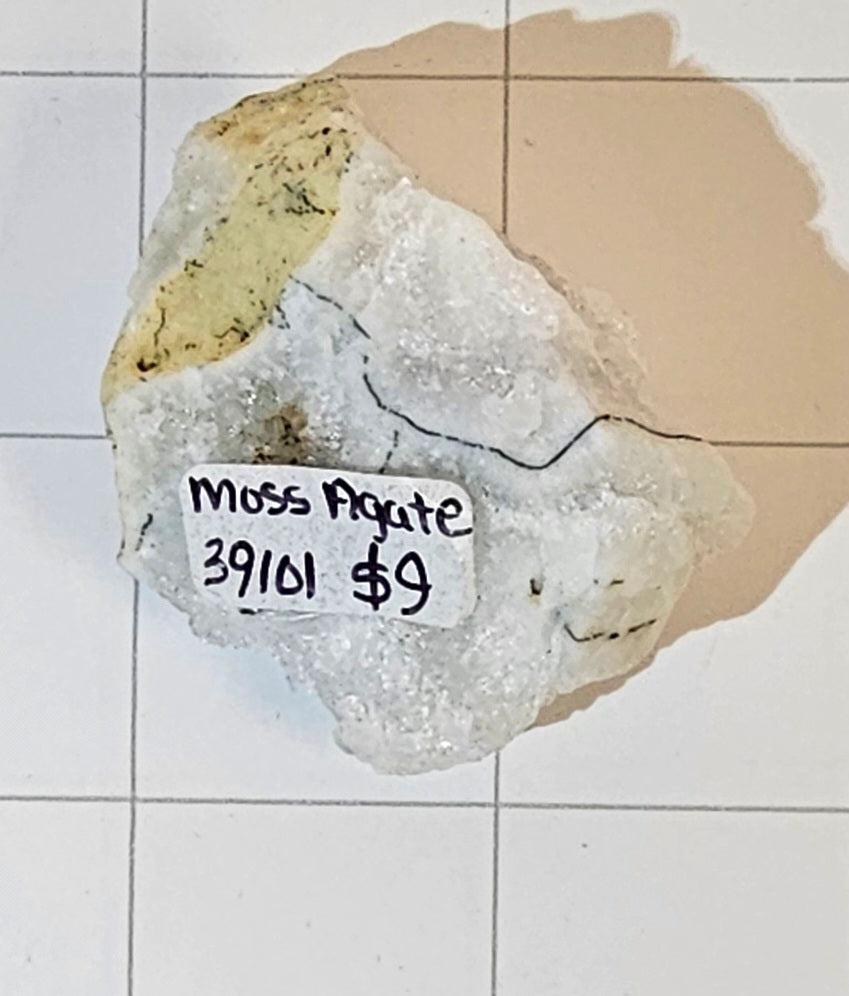 Raw Moss Agate