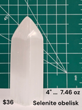 Selenite Obelisk