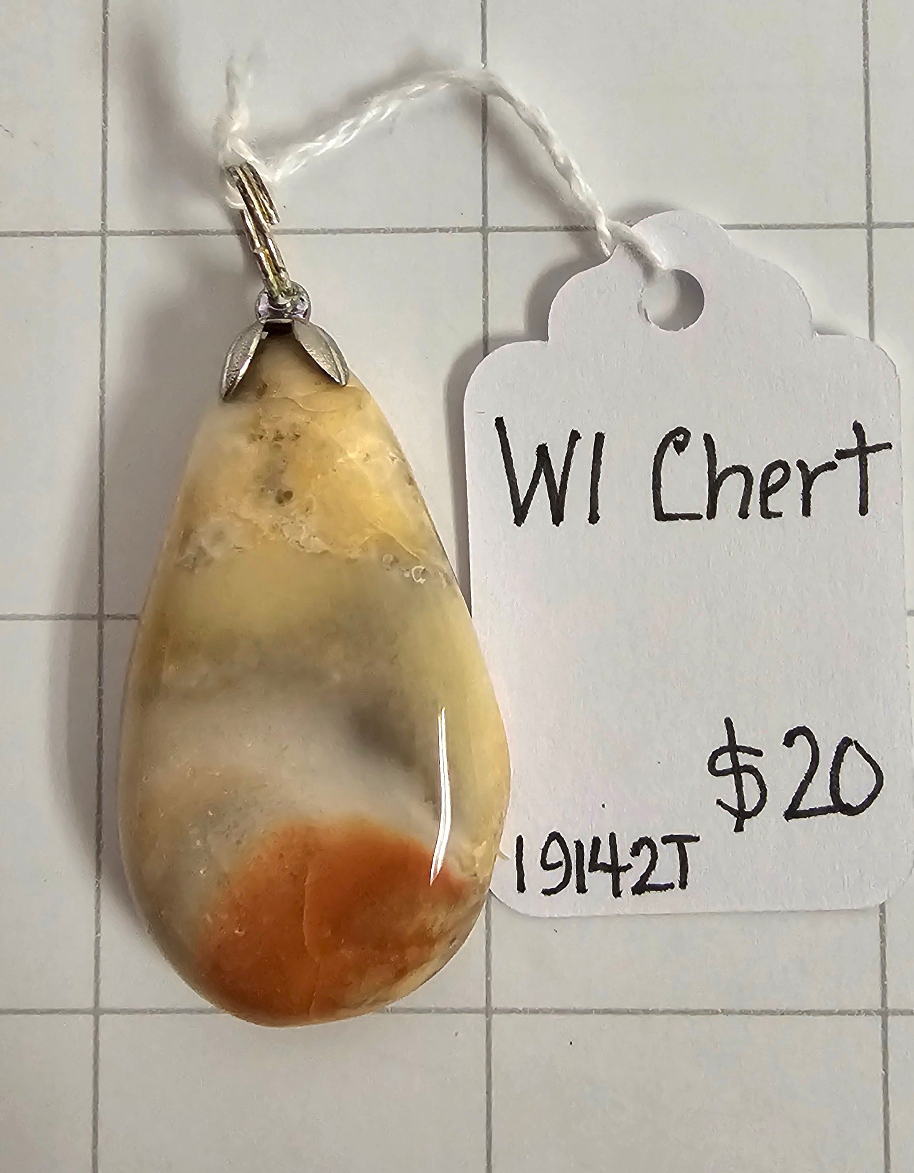 Wisconsin Chert Pendant