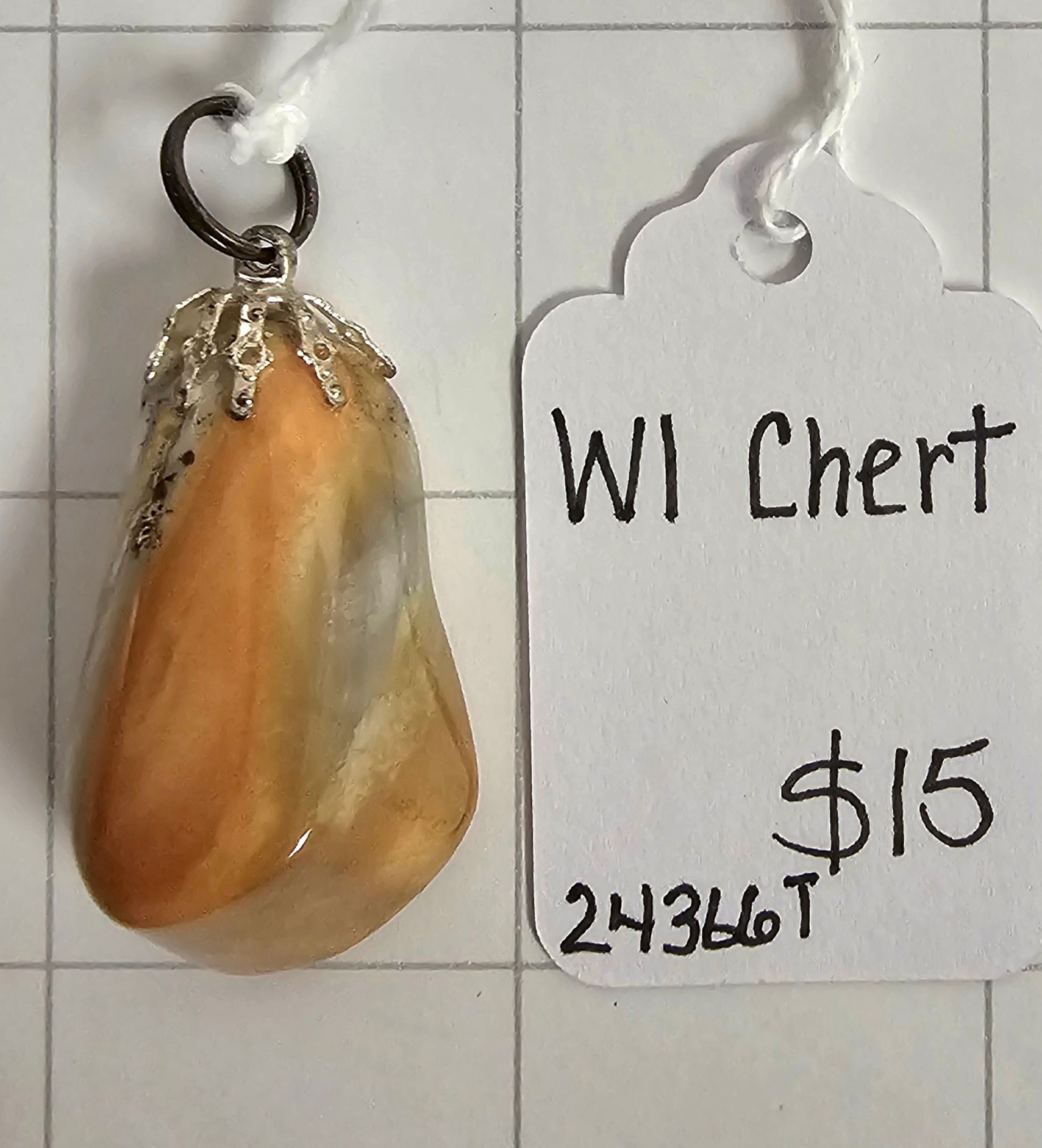 Wisconsin Chert Pendant