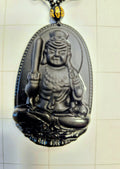 Obsidian Buddah Necklace