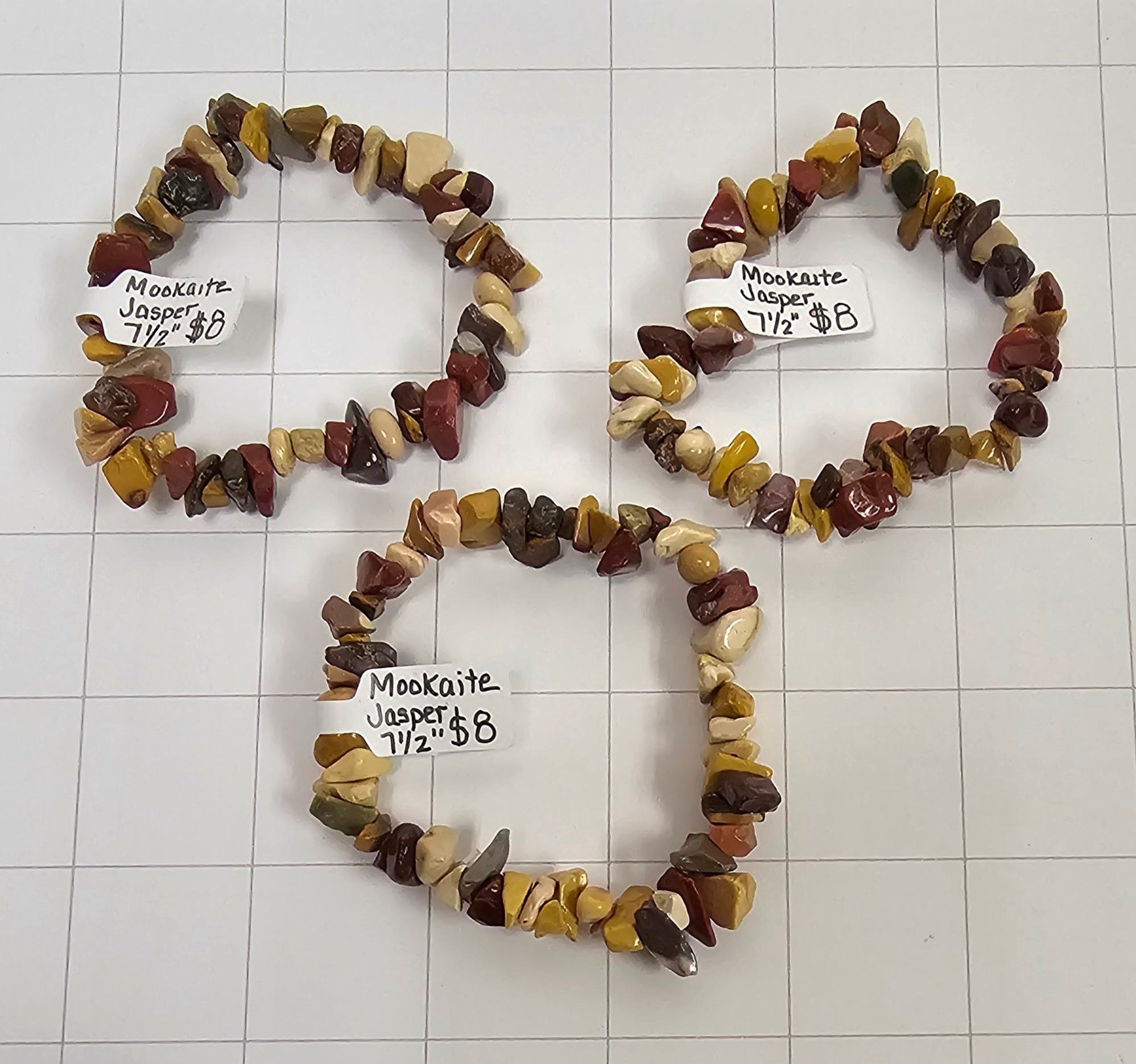 Mookaite chip Bracelets