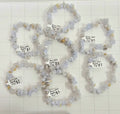 Blue Lace Agate chip Bracelets