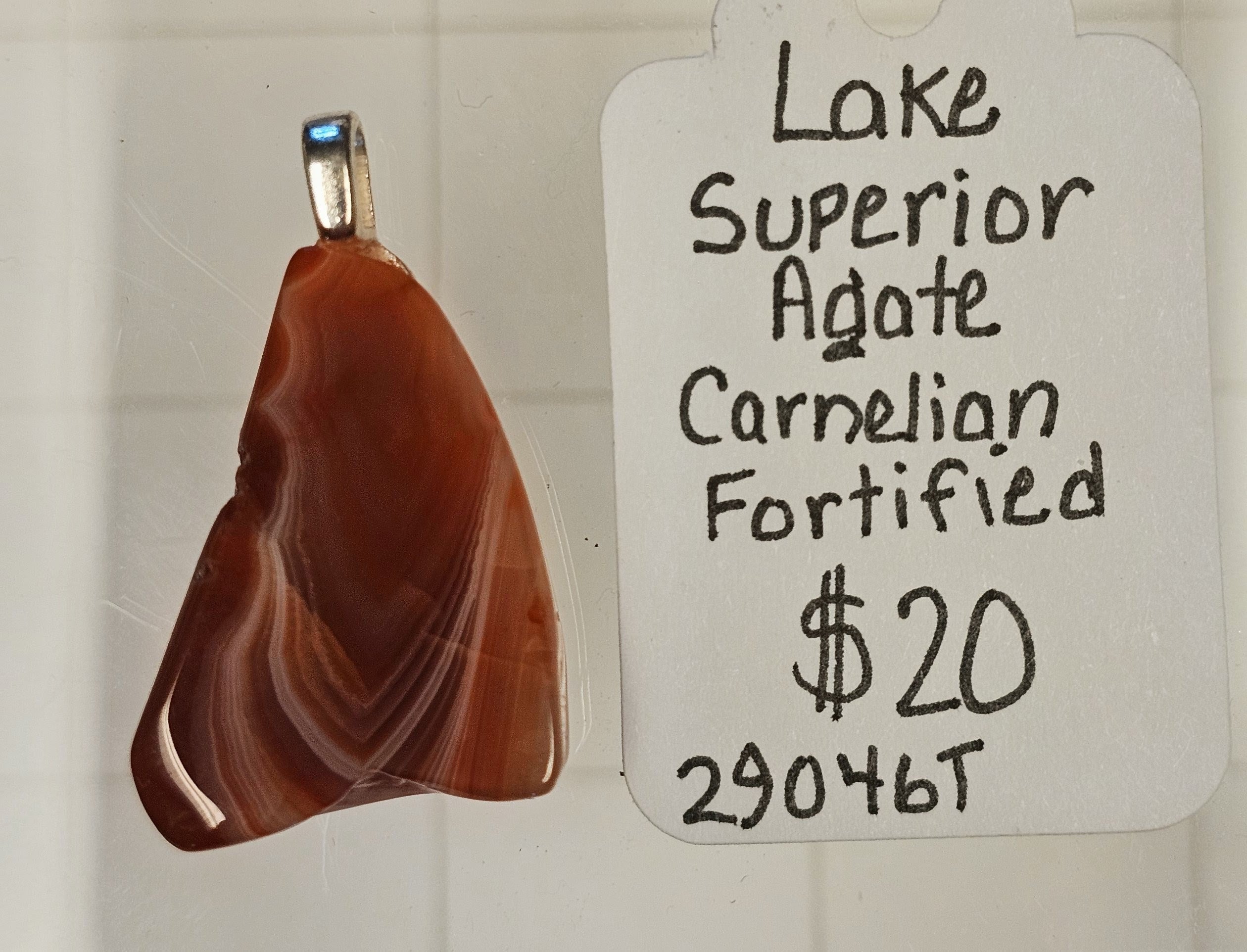 Lake Superior Agate Pendant