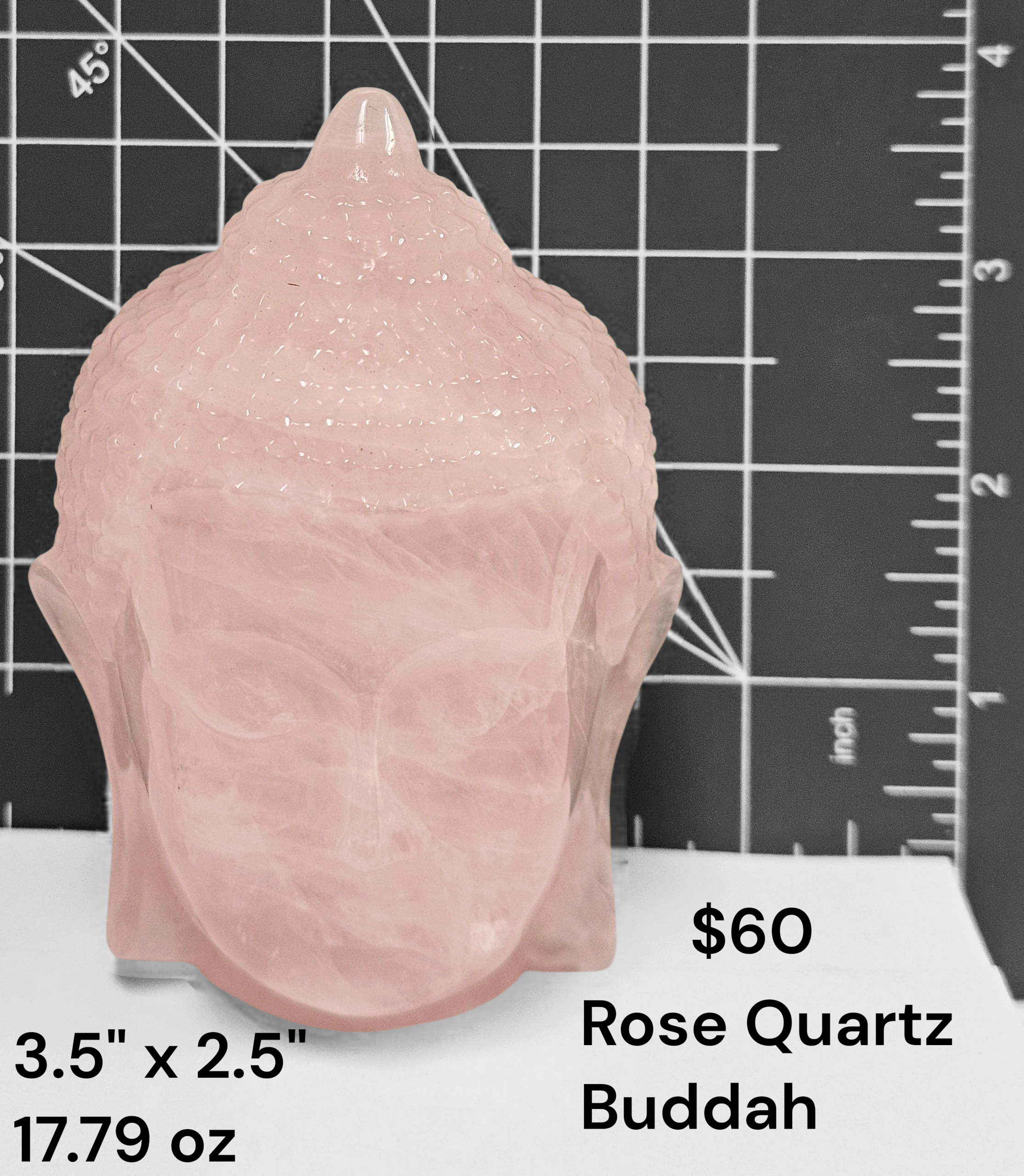 Rose Quartz Buddah