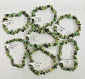 Chrysoprase chip Bracelets