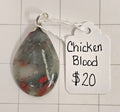 African Chicken Blood Pendant