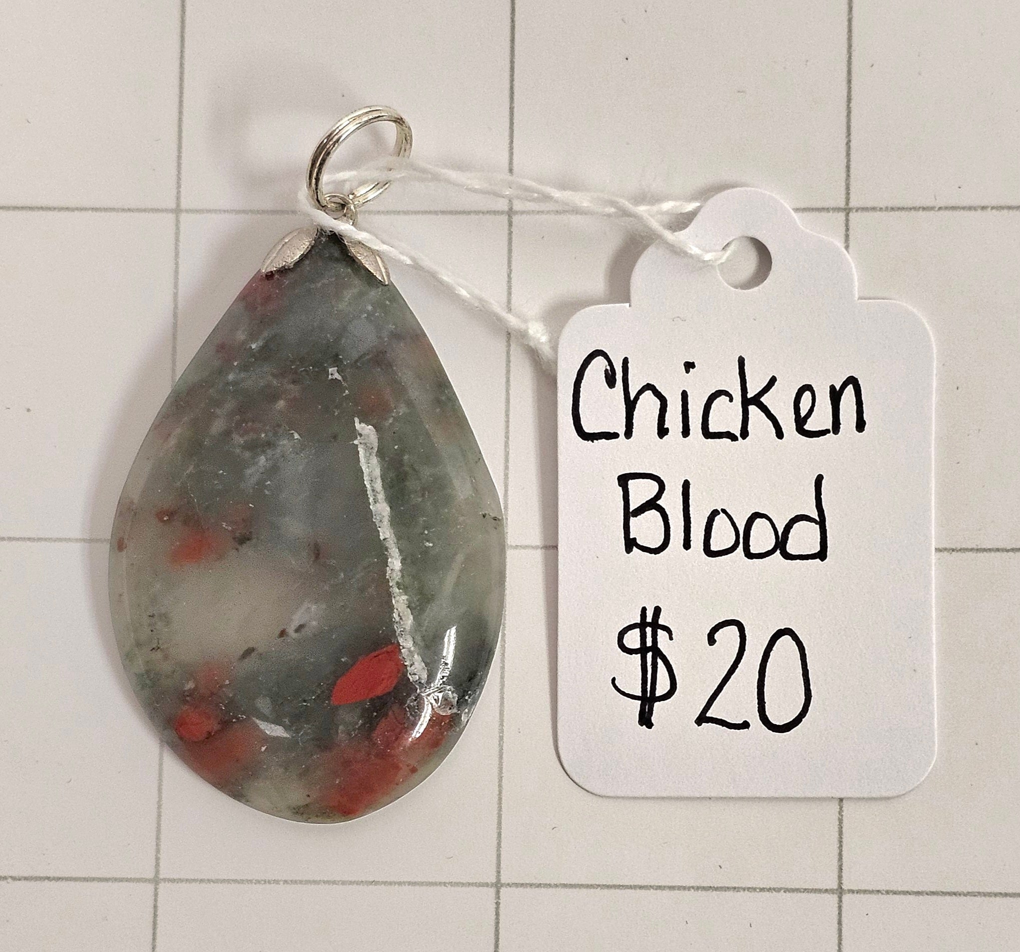 African Chicken Blood Pendant