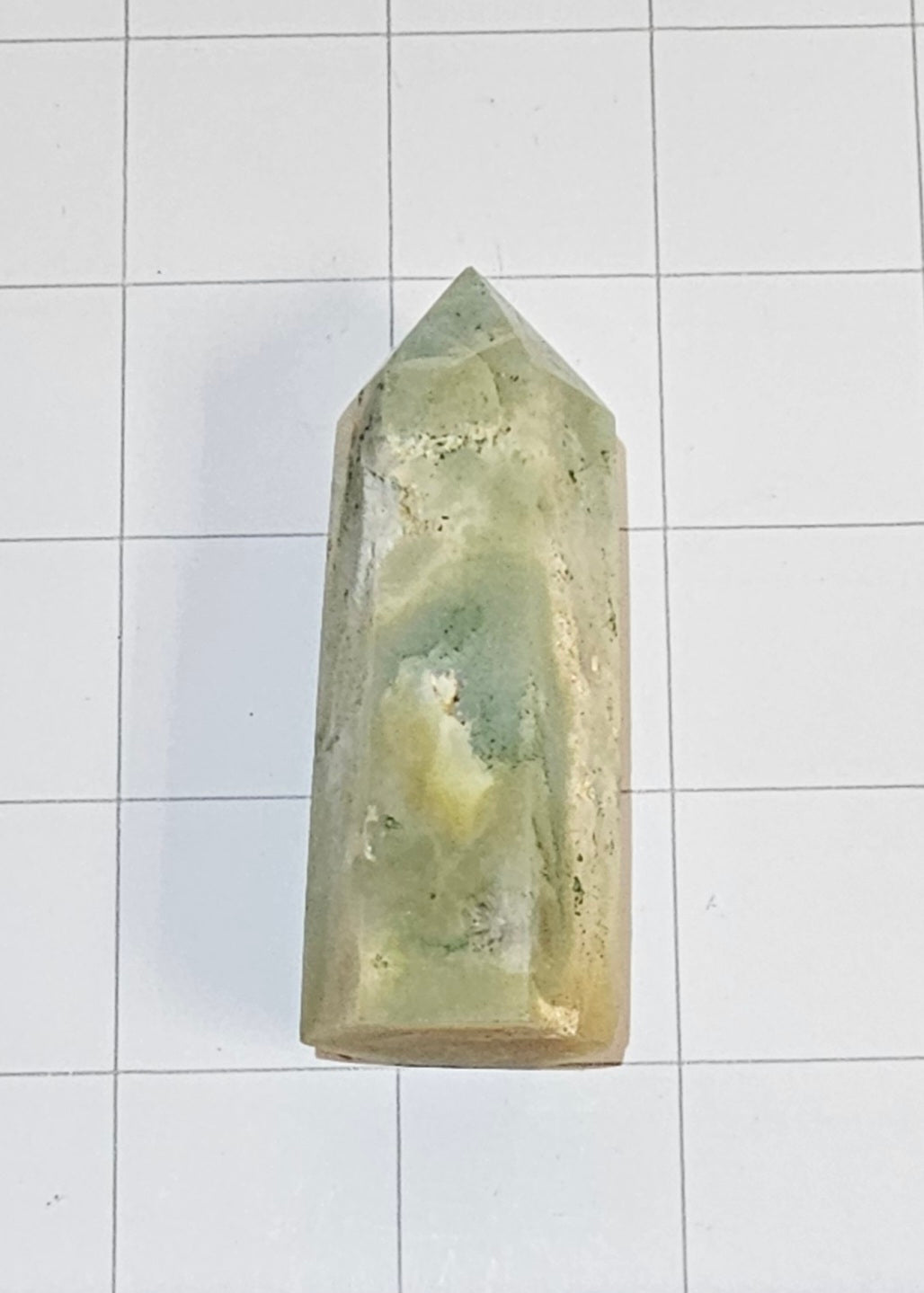 Flower Agate obelisk