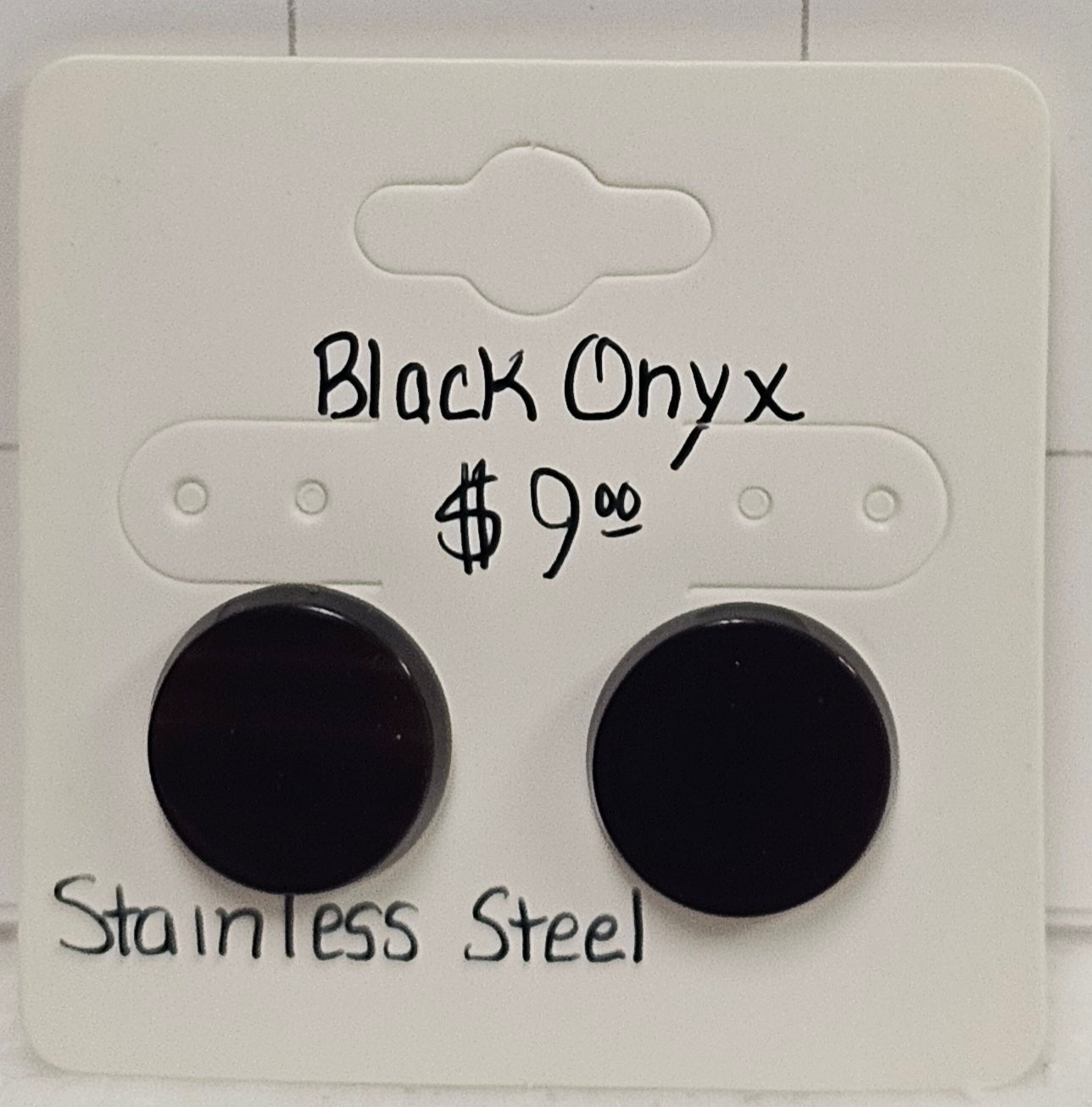 Black Onyx Earrings